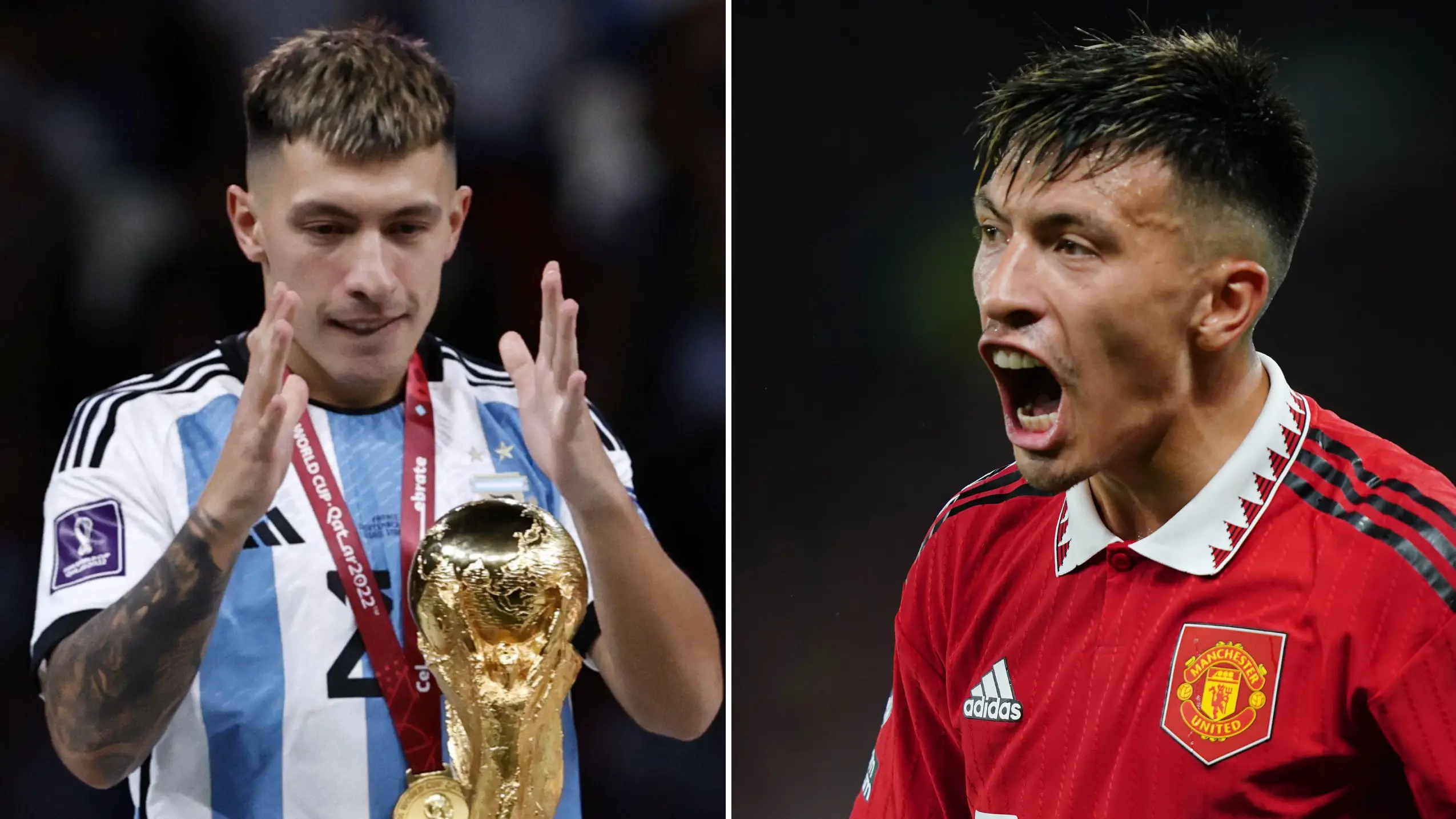 Lisandro Martinez's immediate response to winning the World Cup sums his mentality up, Man Utd fans adore it