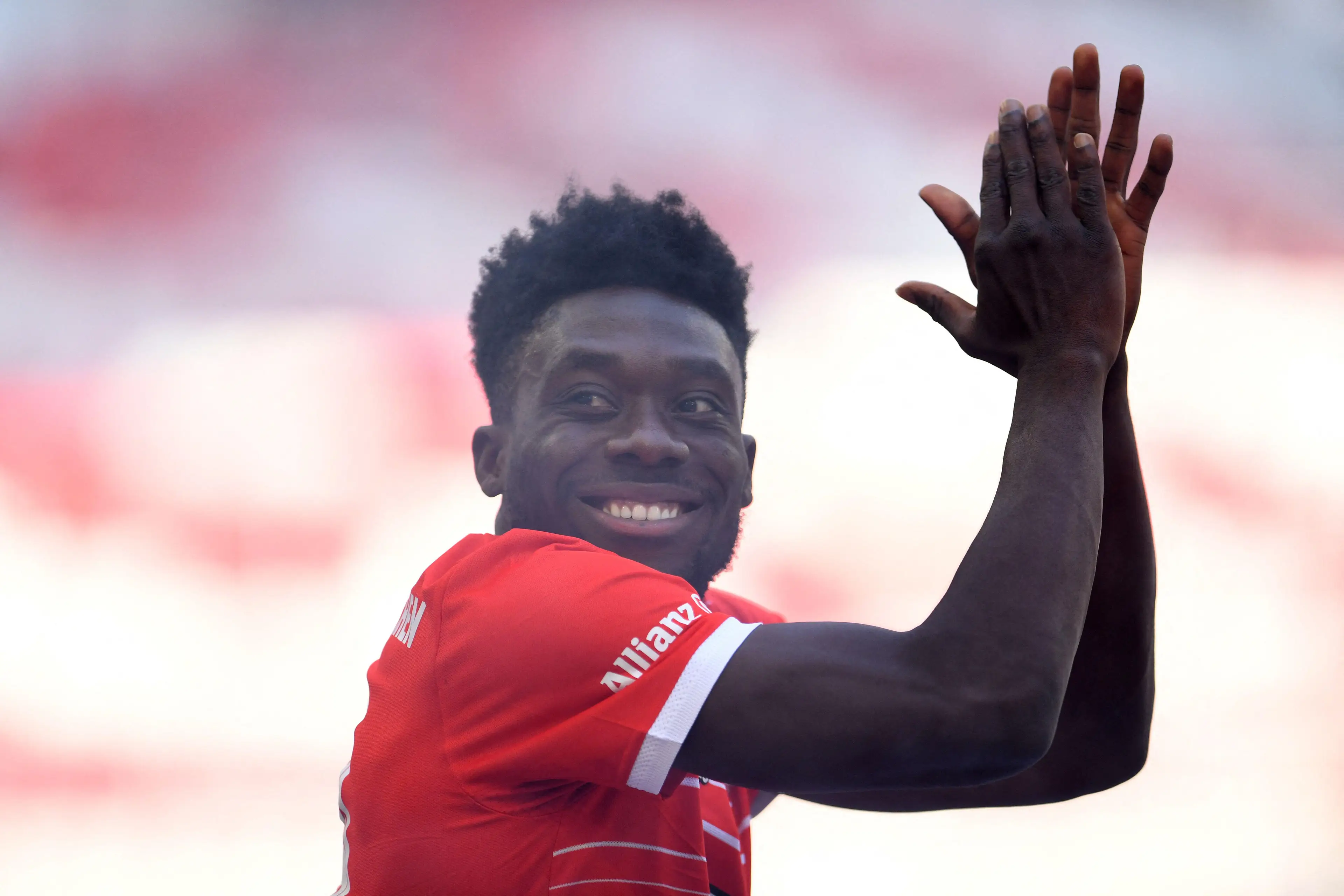 Bayern Munich's Alphonso Davies. (Alamy)