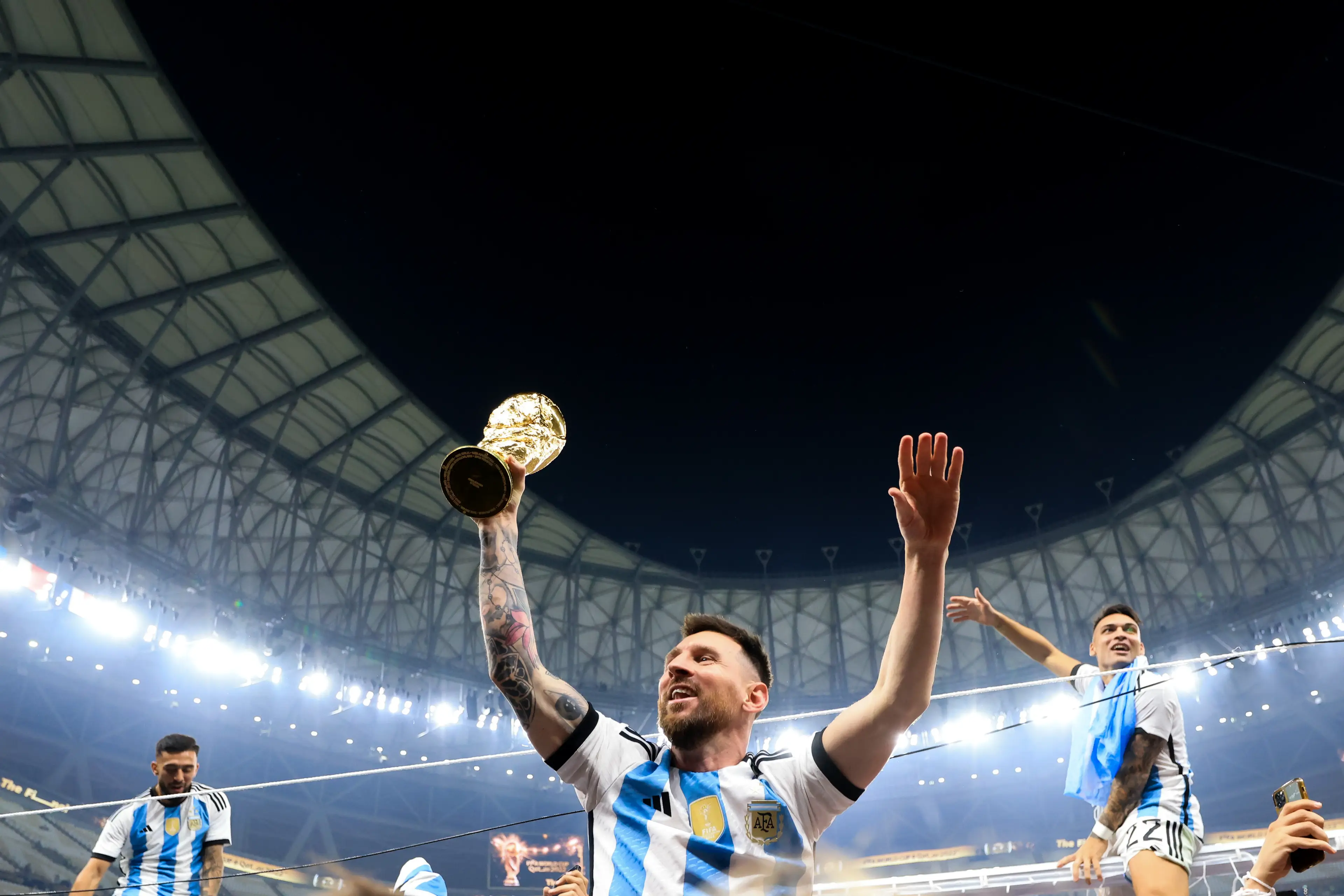 Lionel Messi won the 2022 World Cup with Argentina (Image: Getty)