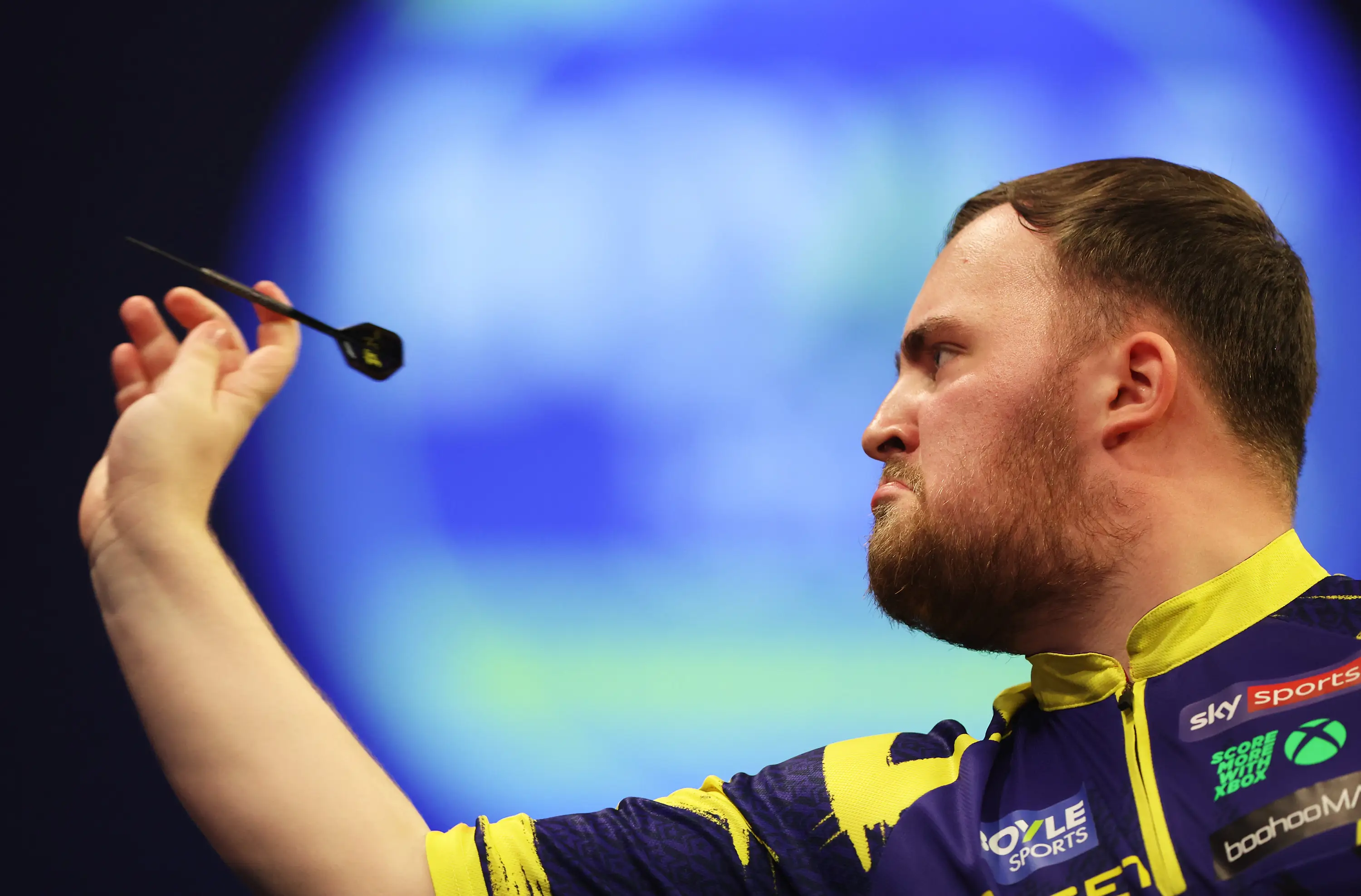 Luke Littler in action (Image: Getty)