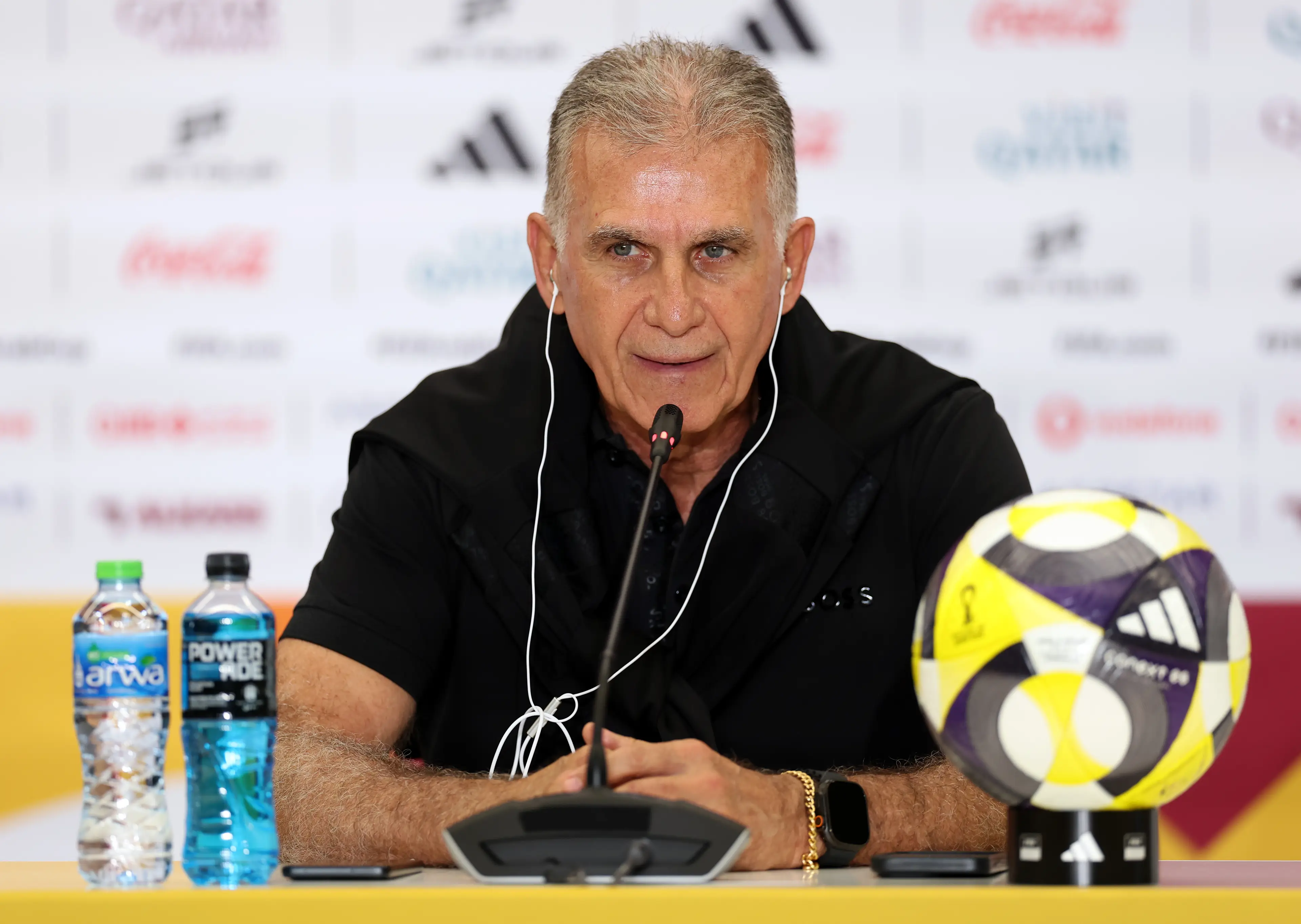 Carlos Querioz will manage at a fifth World Cup in a row. Image: Getty