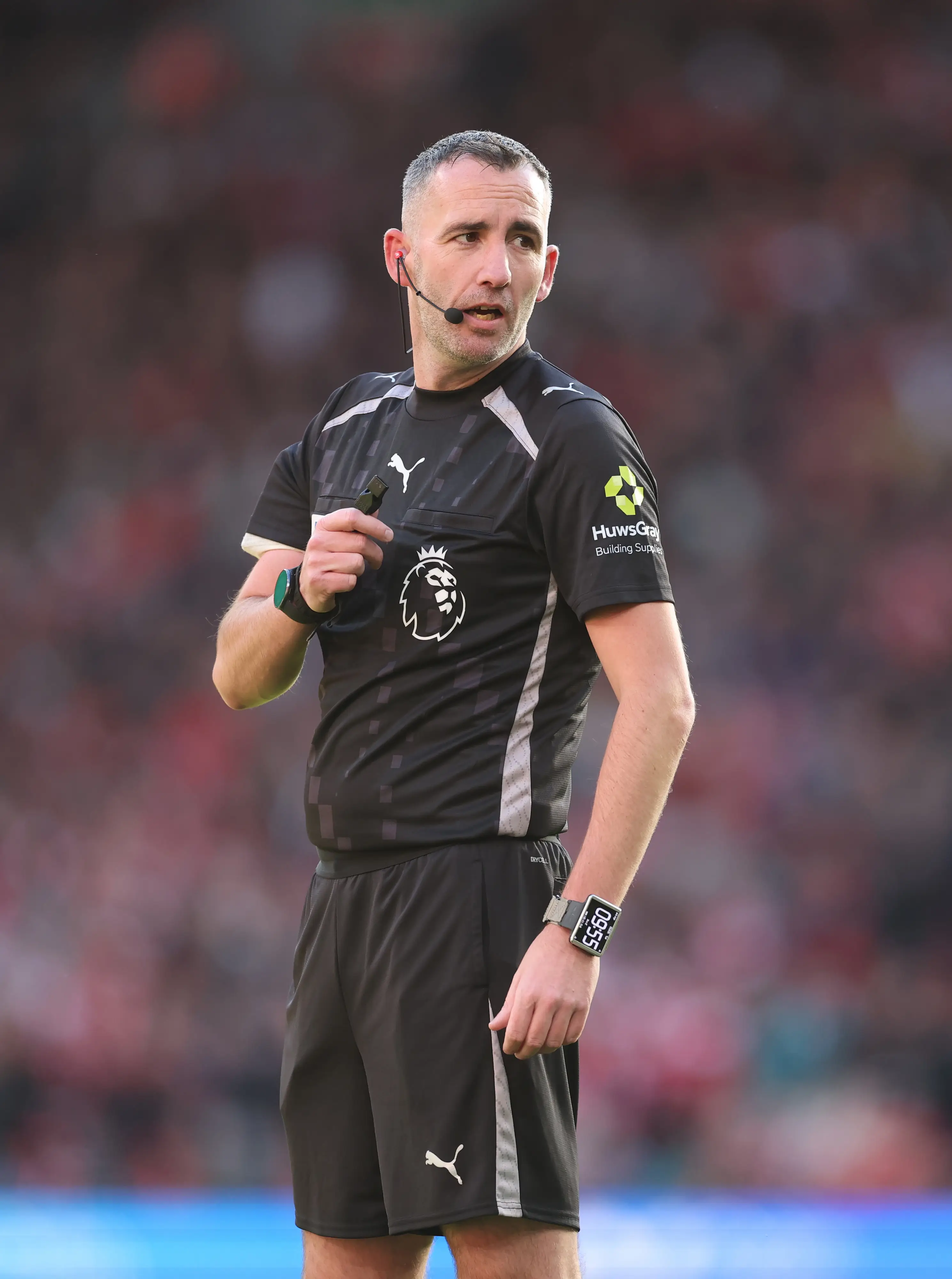 Chris Kavanagh supports non-league side Droylsden. Image credit: Getty