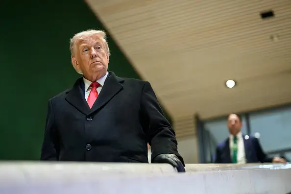Trump attended the World Economic Forum's annual meeting in Davos last week (Image: Getty)