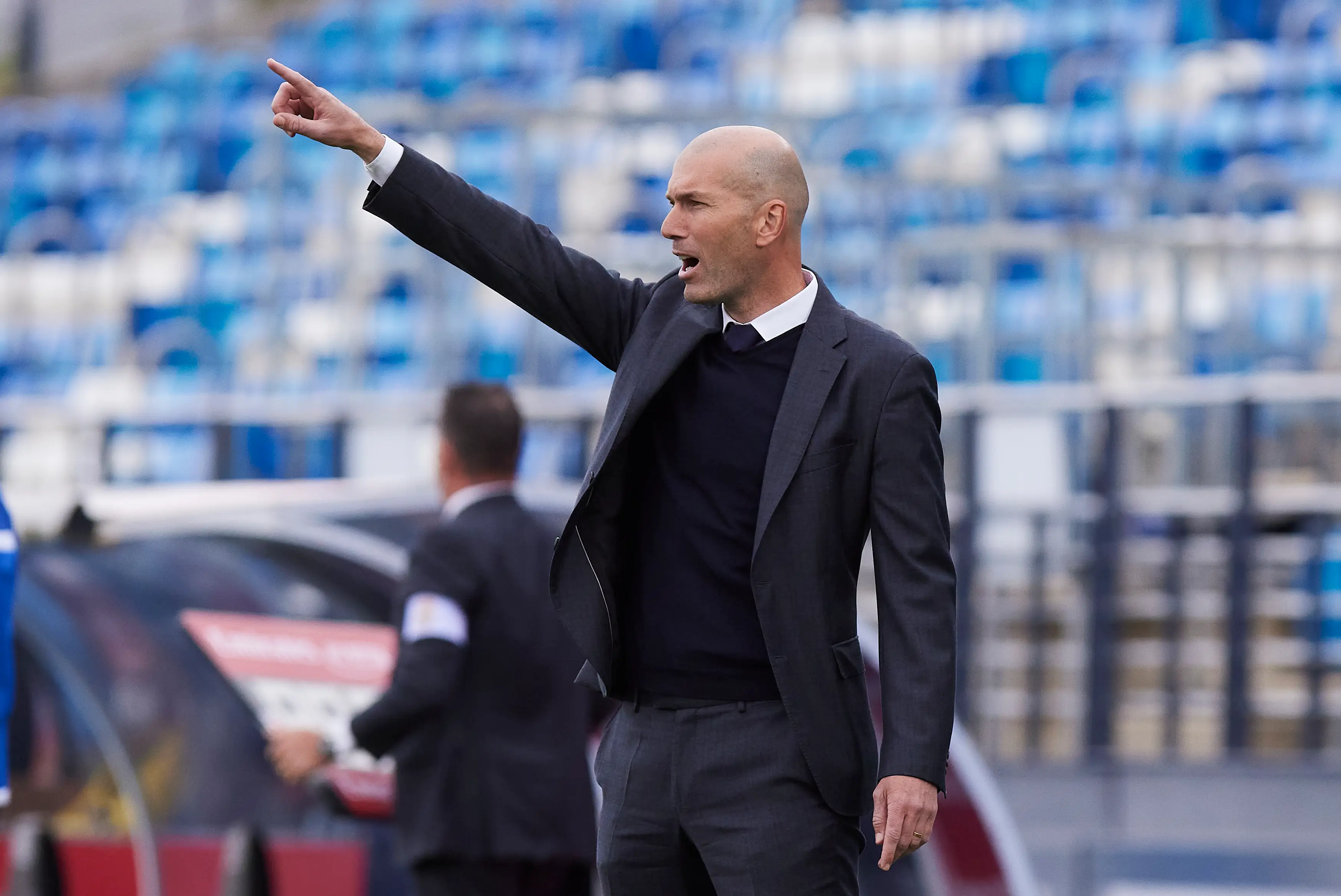 Zidane led Real to three consecutive Champions League trophies during his first spell in charge. Image credit: Getty