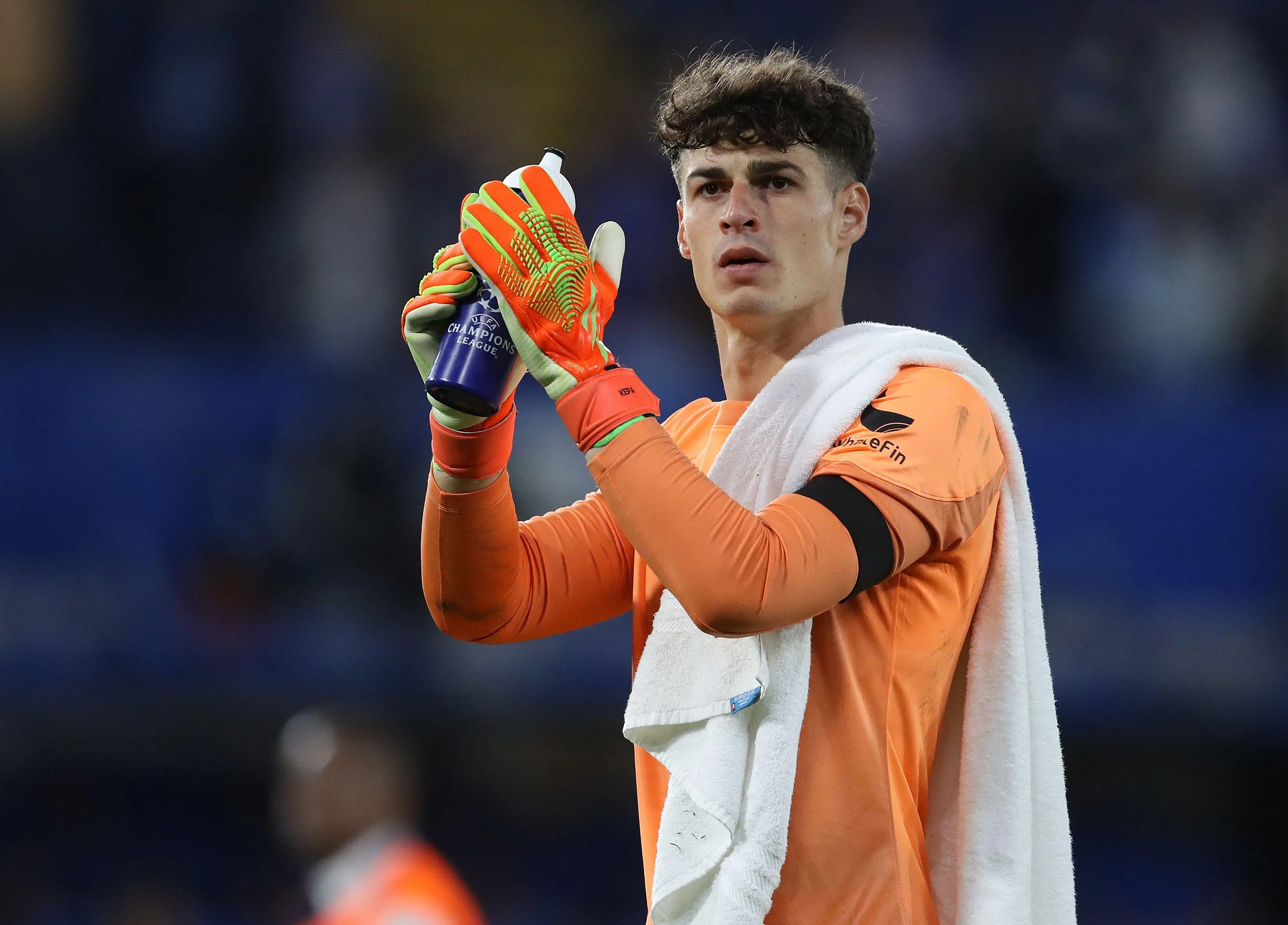 Kepa Arrizabalaga after the draw against FC Salzburg. (Alamy)