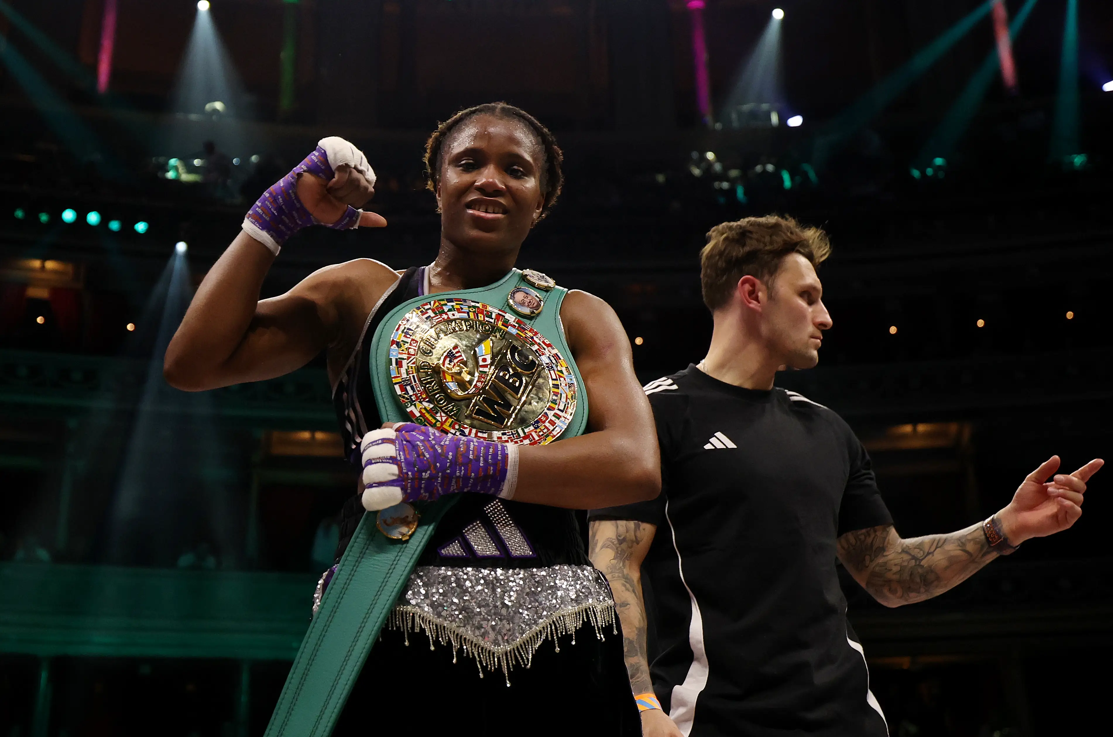Caroline Dubois will fight on the Jake Paul vs. Anthony Joshua undercard after signing for Most Valuable Promotions. Image: Getty