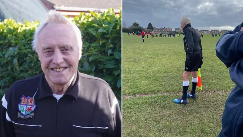 Terry Whittaker, 85, has officiated 2,082 games in 67 consecutive seasons and is still going strong