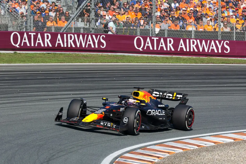 Max Verstappen pictured during the Dutch GP -
