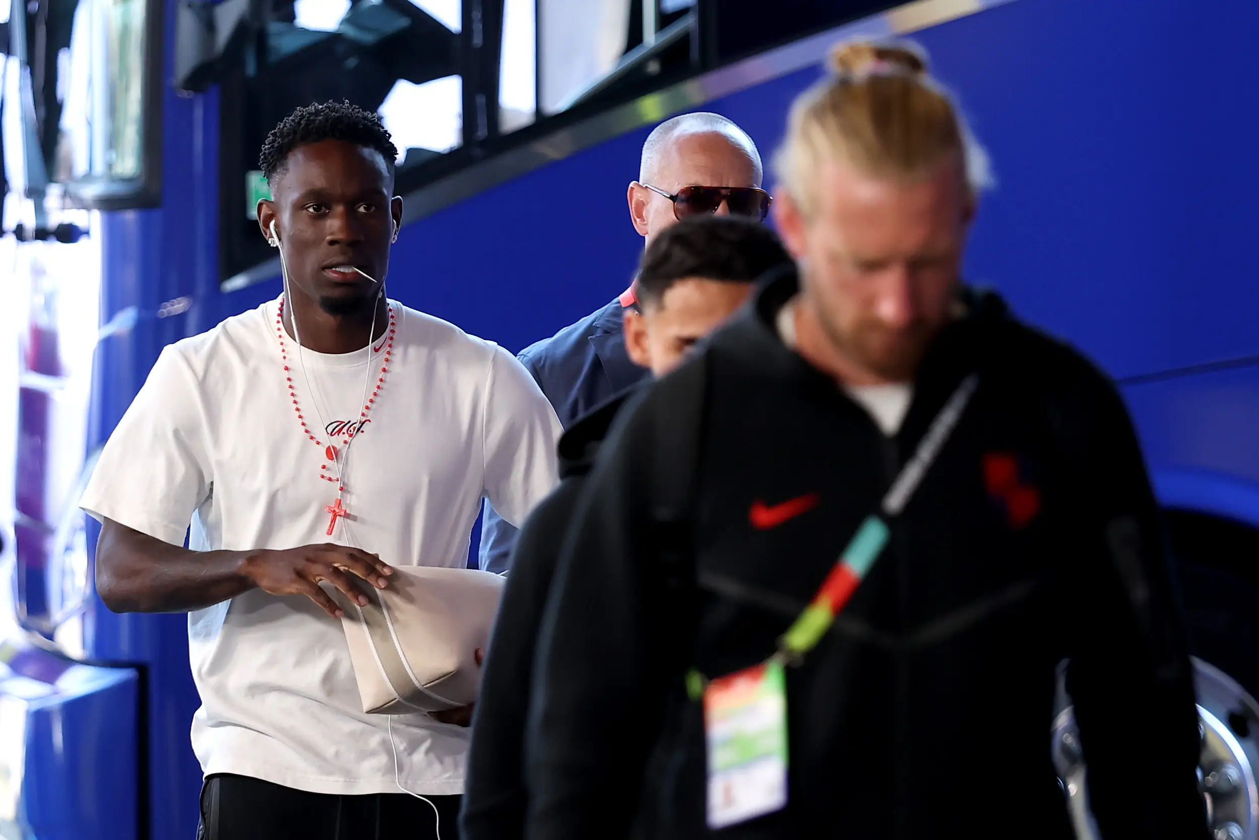 Balogun spoke about the red card controversy after Monday's game in Seattle. Image credit: Getty