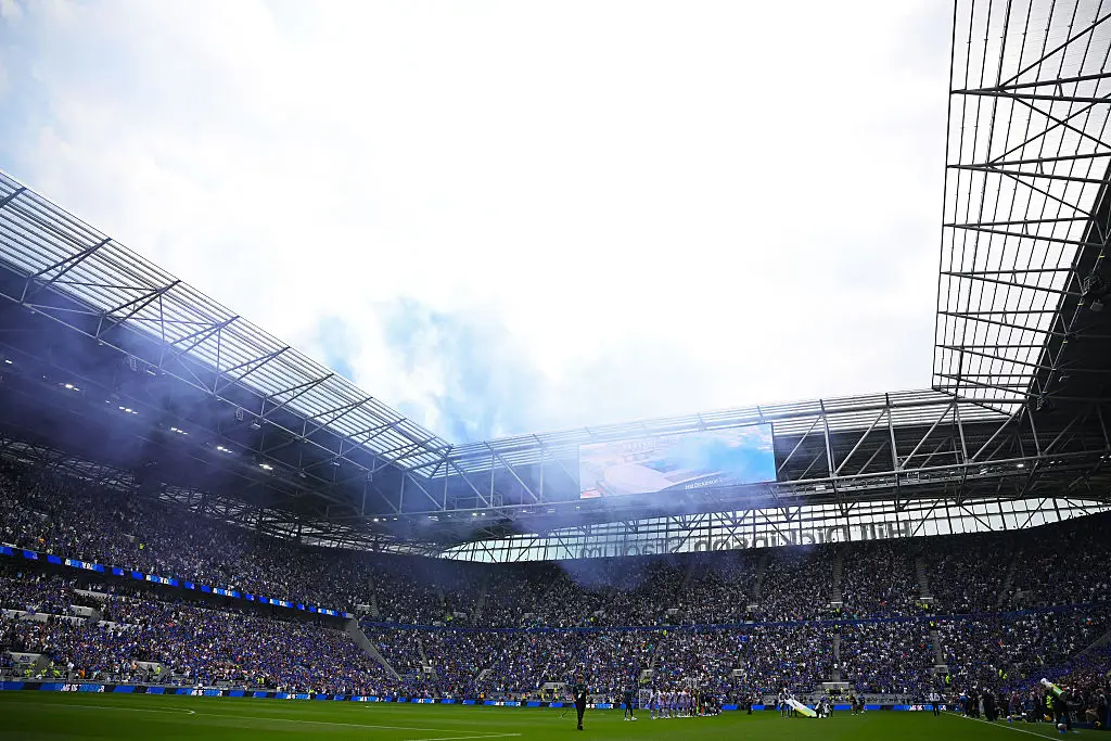 Everton's Premier League clash with Brighton is the first game to be played in the Hill Dickinson stadium. (Image: Clive Mason/Getty Images)