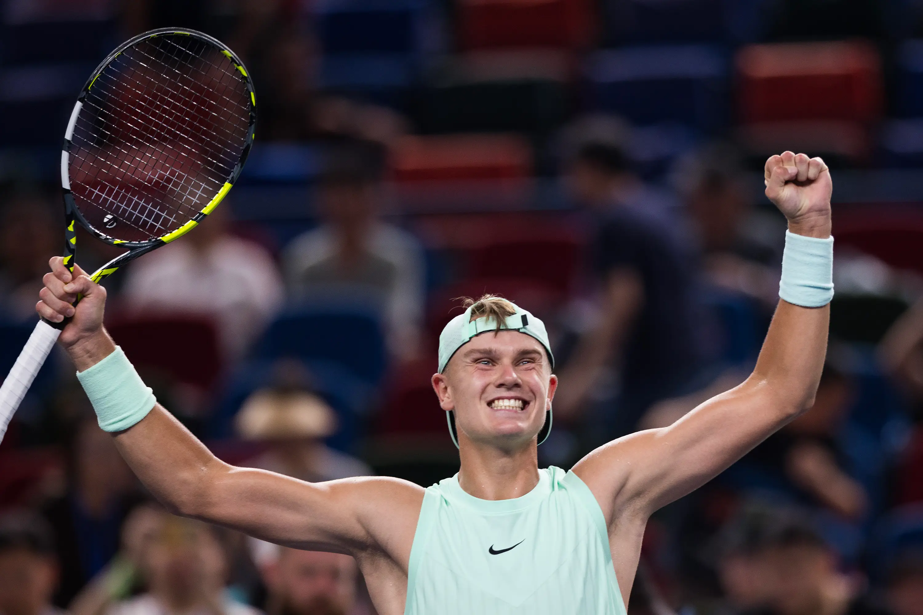 Holger Rune. Image: Hu Chengwei / Stringer via Getty