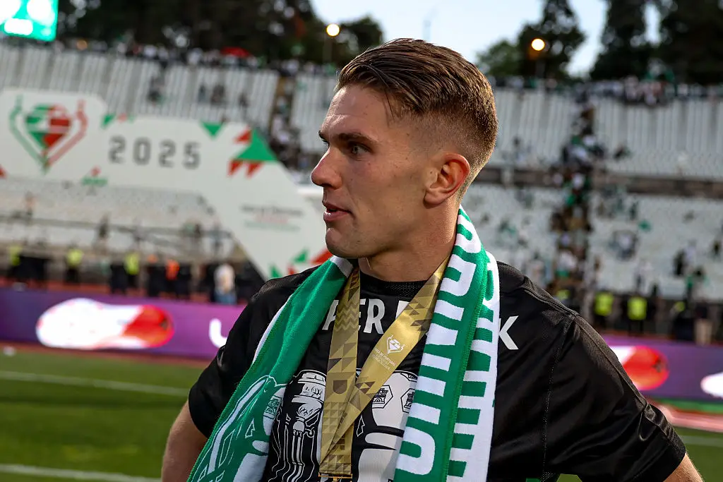 Viktor Gyokeres is linked with a move to the Premier League (Credit:Getty)