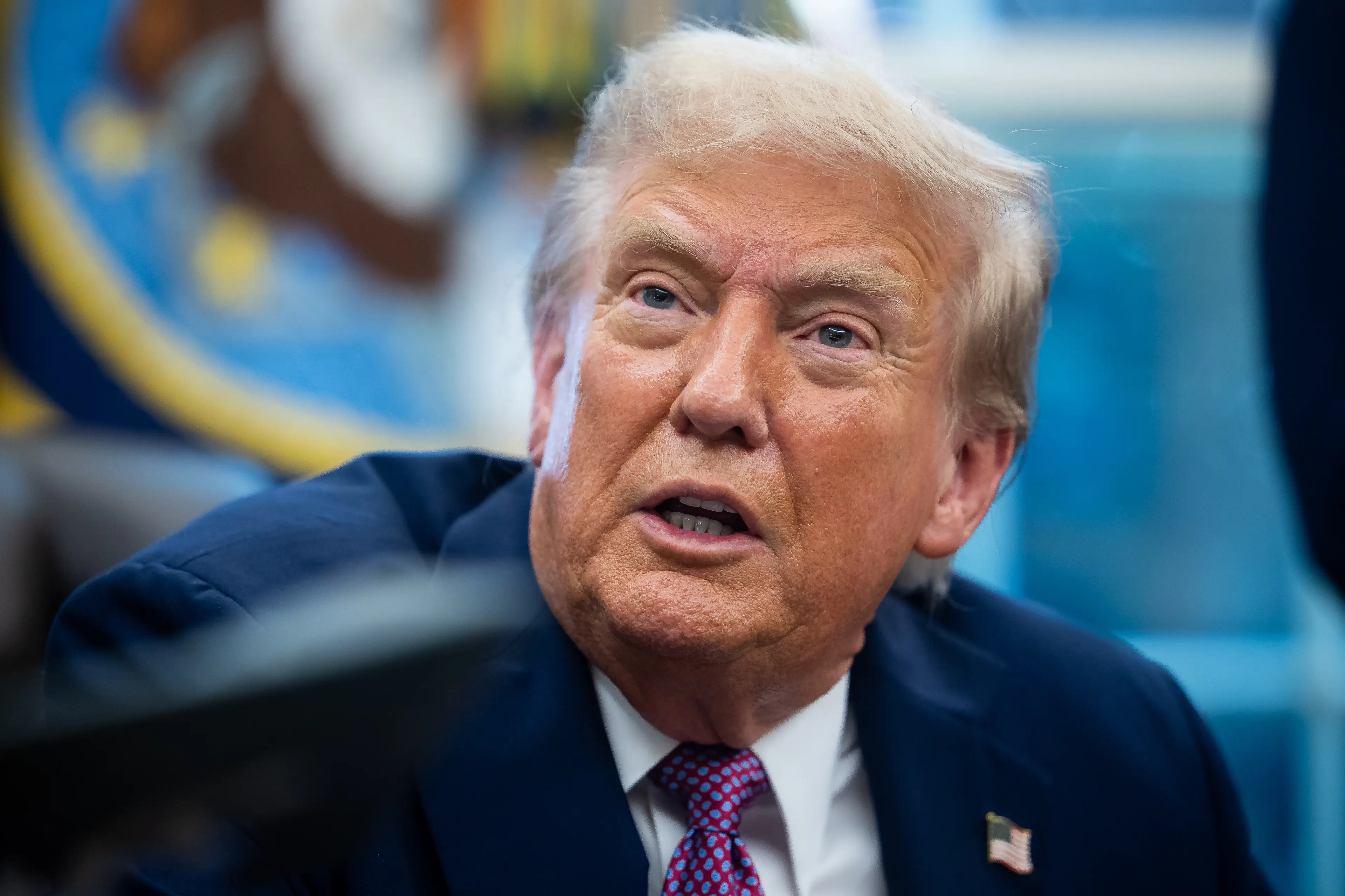 US president Donald Trump is set to attend the US Open final. Image: Getty 