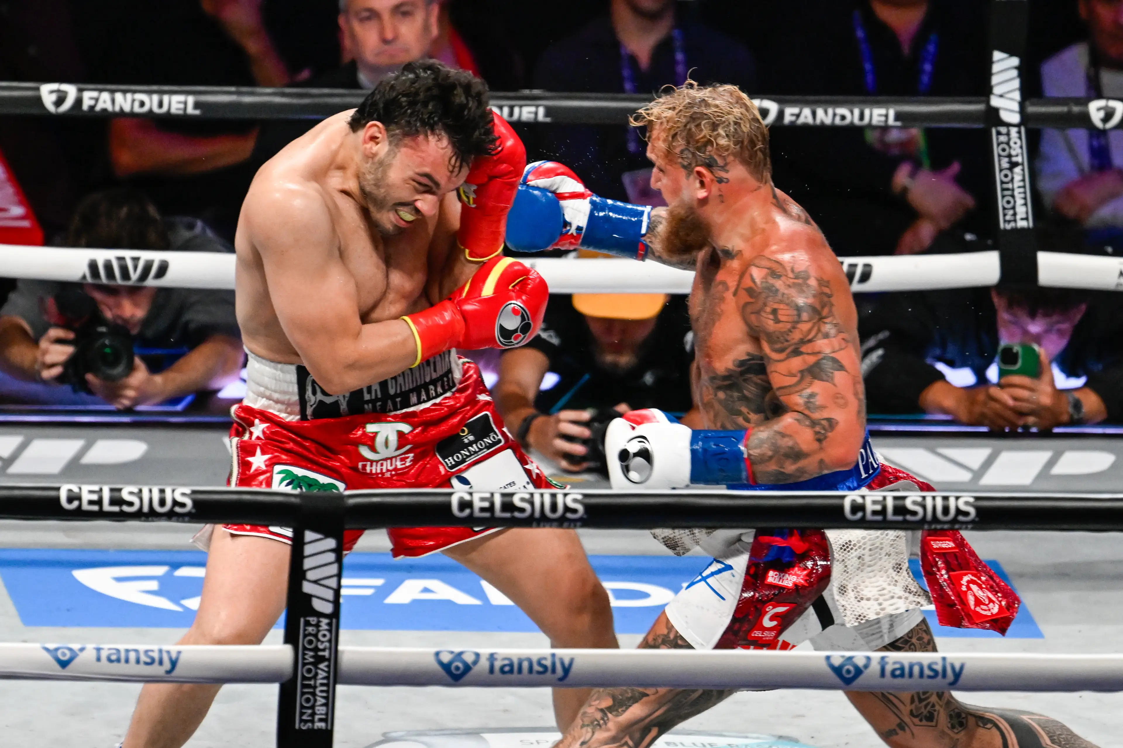 Julio Cesar Chavez Jr. has been arrested just days after fighting Jake Paul. Image: Getty