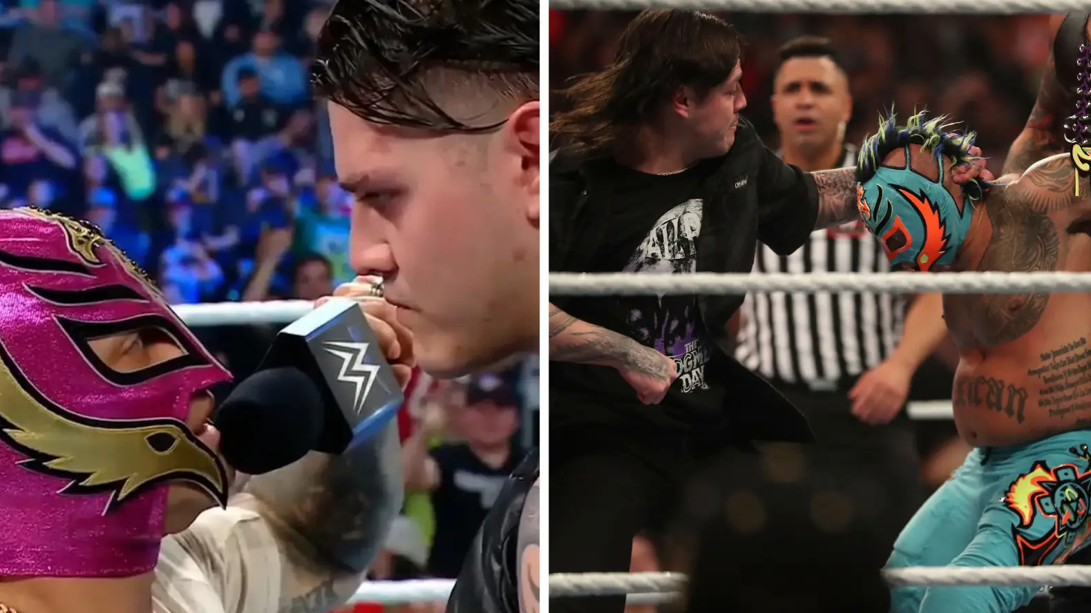 Smackdown.  Associated Press / Alamy.