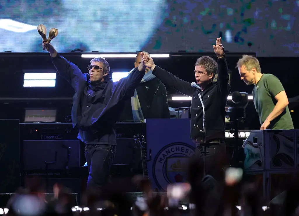 Liam and Noel Gallagher are both life long Man City fans. (Image: Kevin Winter/Getty Images)