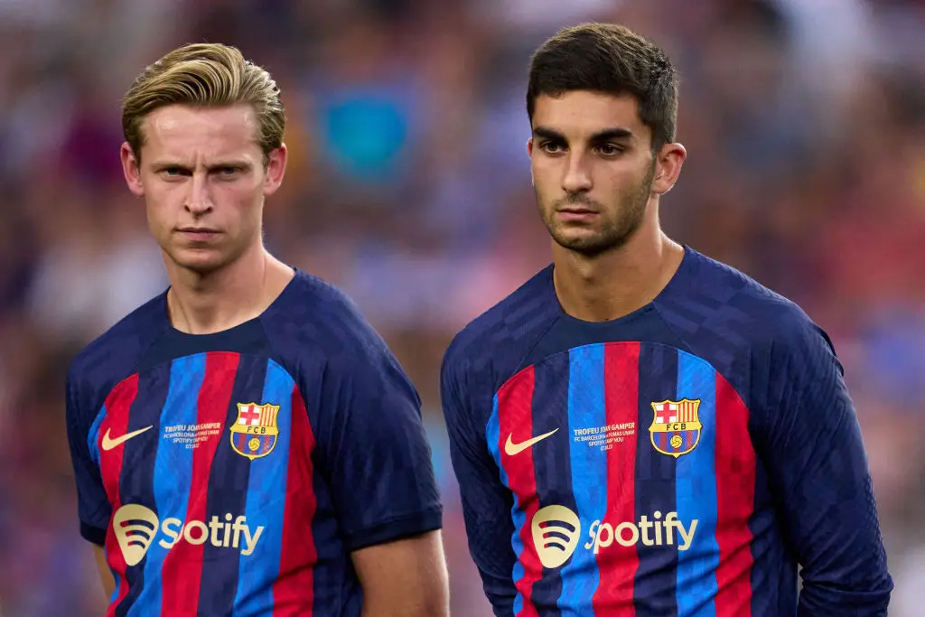 Ferran Torres and Frenkie de Jong could be set to leave Barcelona next year. (Image: Getty)