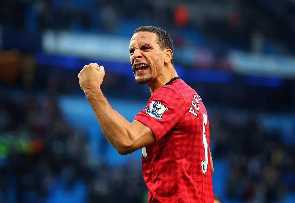 Rio Ferdinand during his time at Man Utd (Credit:Getty)
