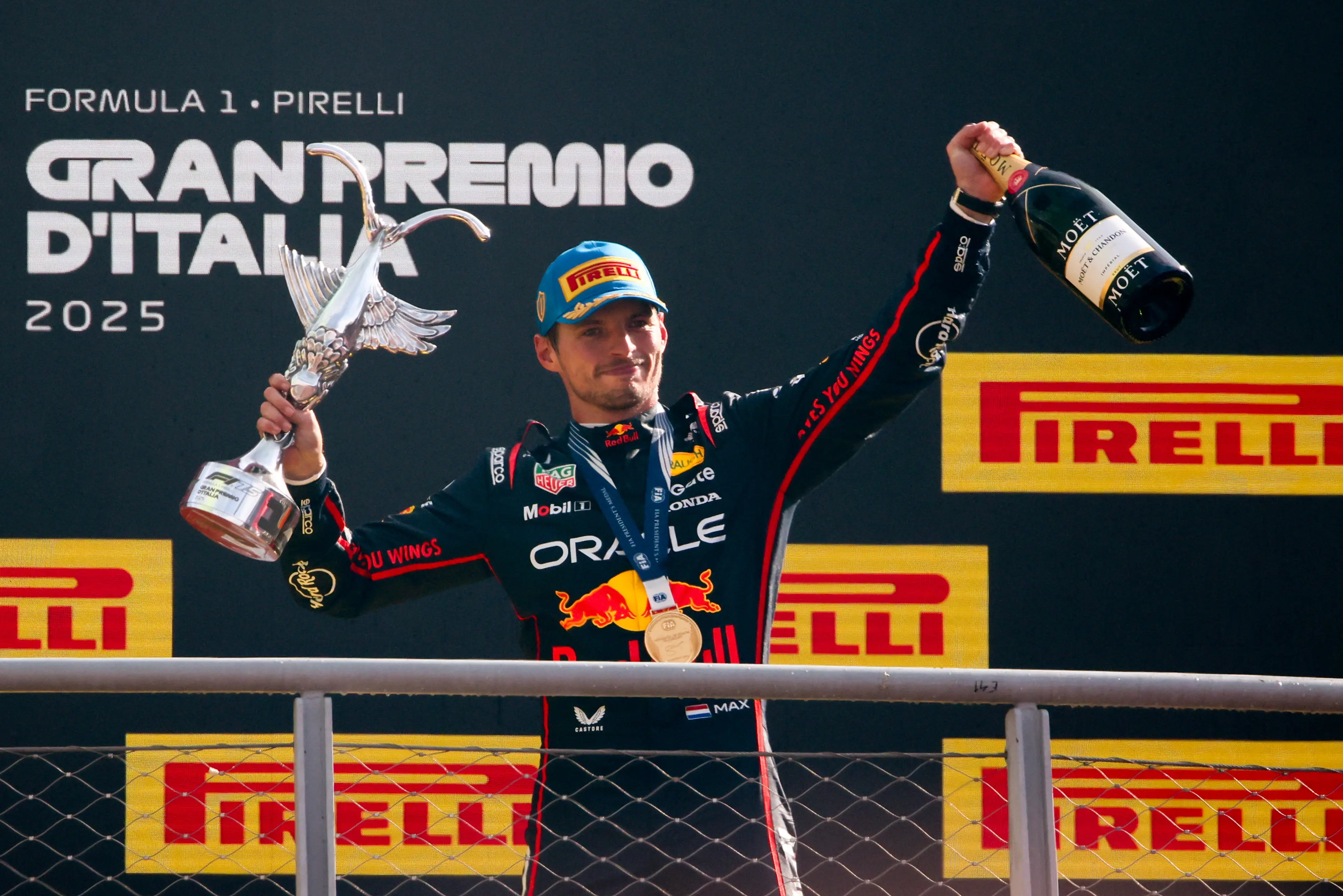 Max Verstappen won his 66th race on Sunday. Image: Getty