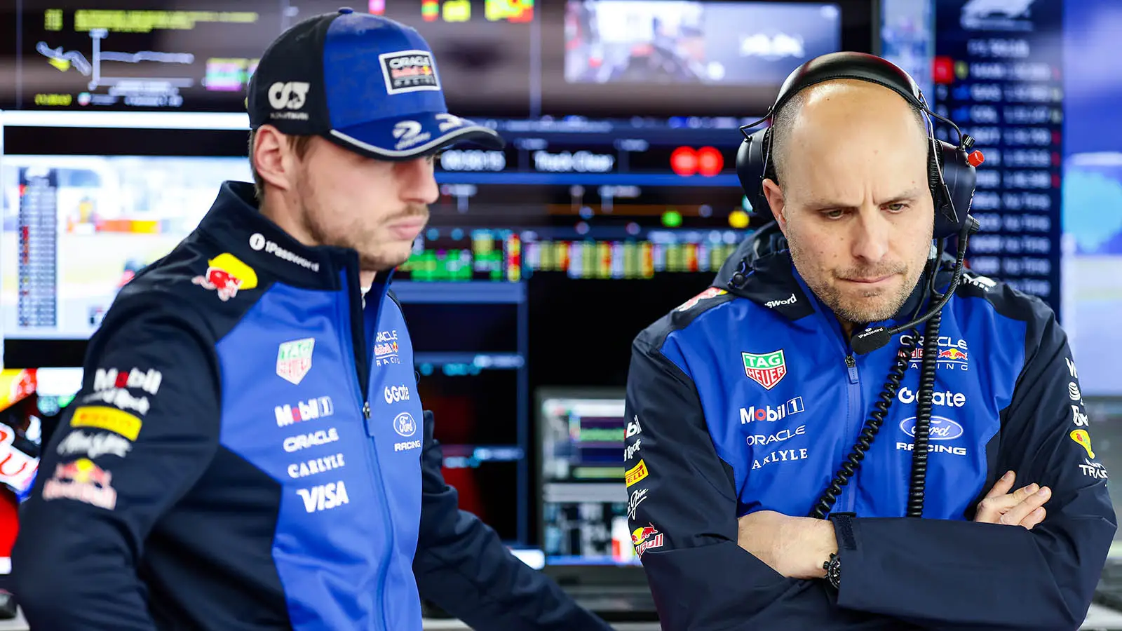 Gianpiero Lambiase (pictured with Max Verstappen) is leaving Red Bull (Image: Getty)