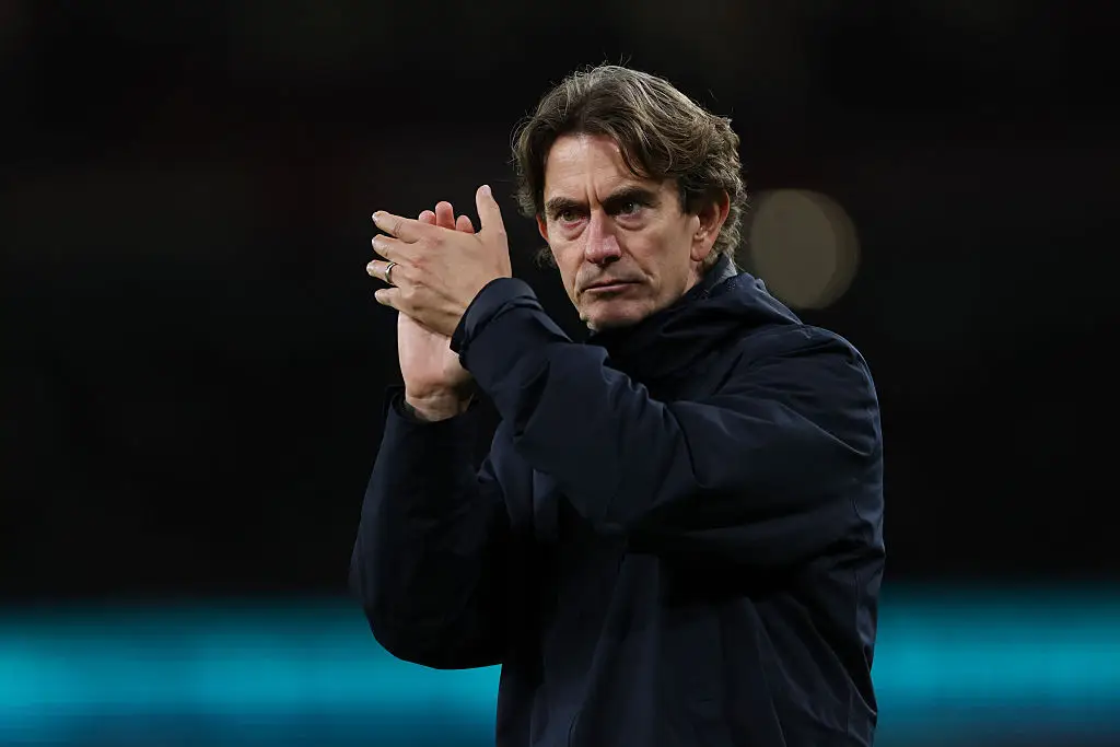 Thomas Frank is now facing pressure over his future as Spurs manager. (Image: Justin Setterfield/Getty Images)