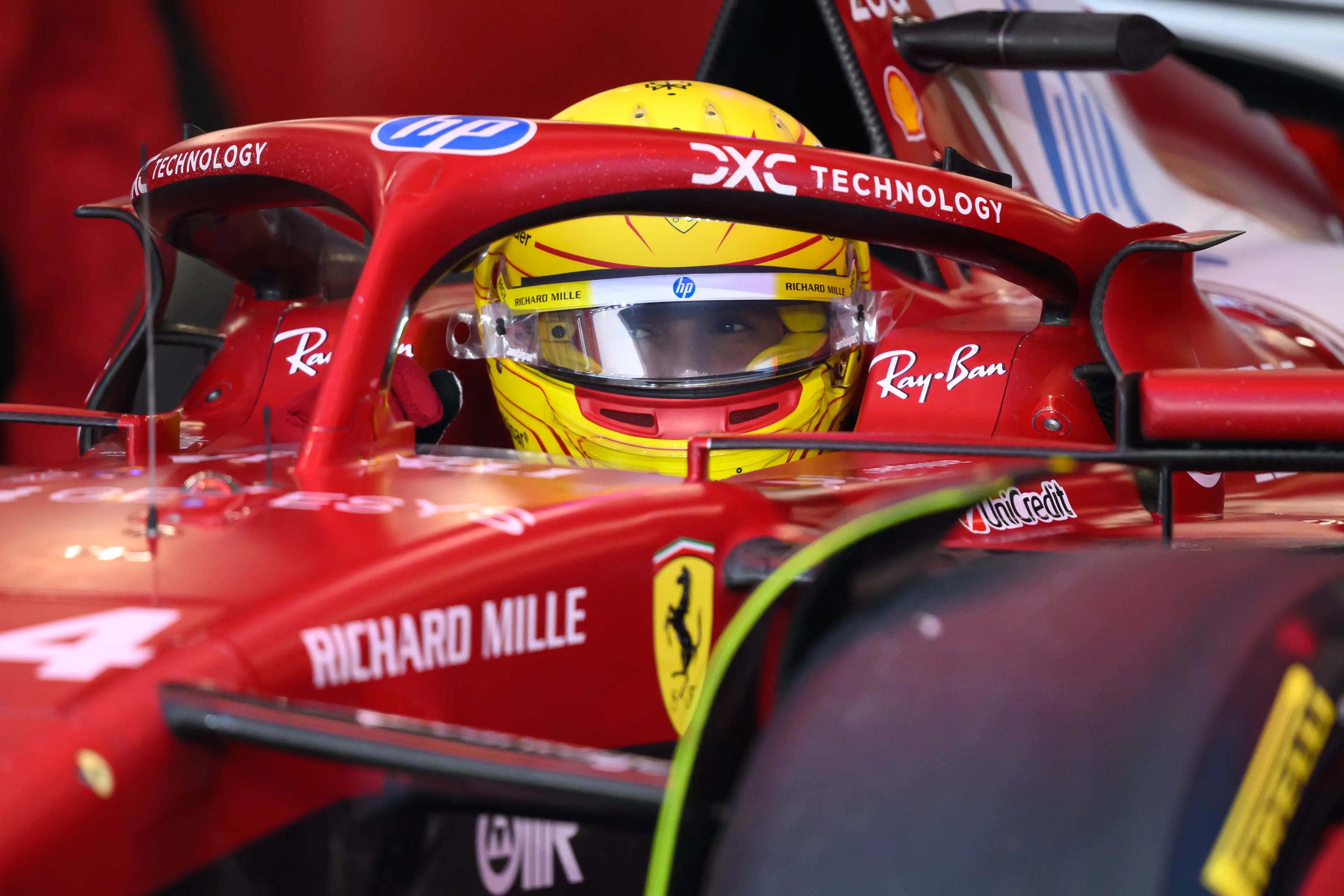 Lewis Hamilton endured yet another tough session in Qatar. Image: Getty