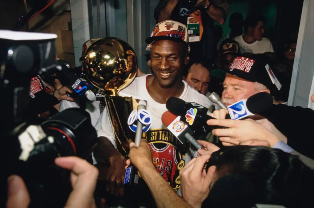 Michael Jordan won the 1996 NBA finals with the Chicago Bulls (Image: Getty)