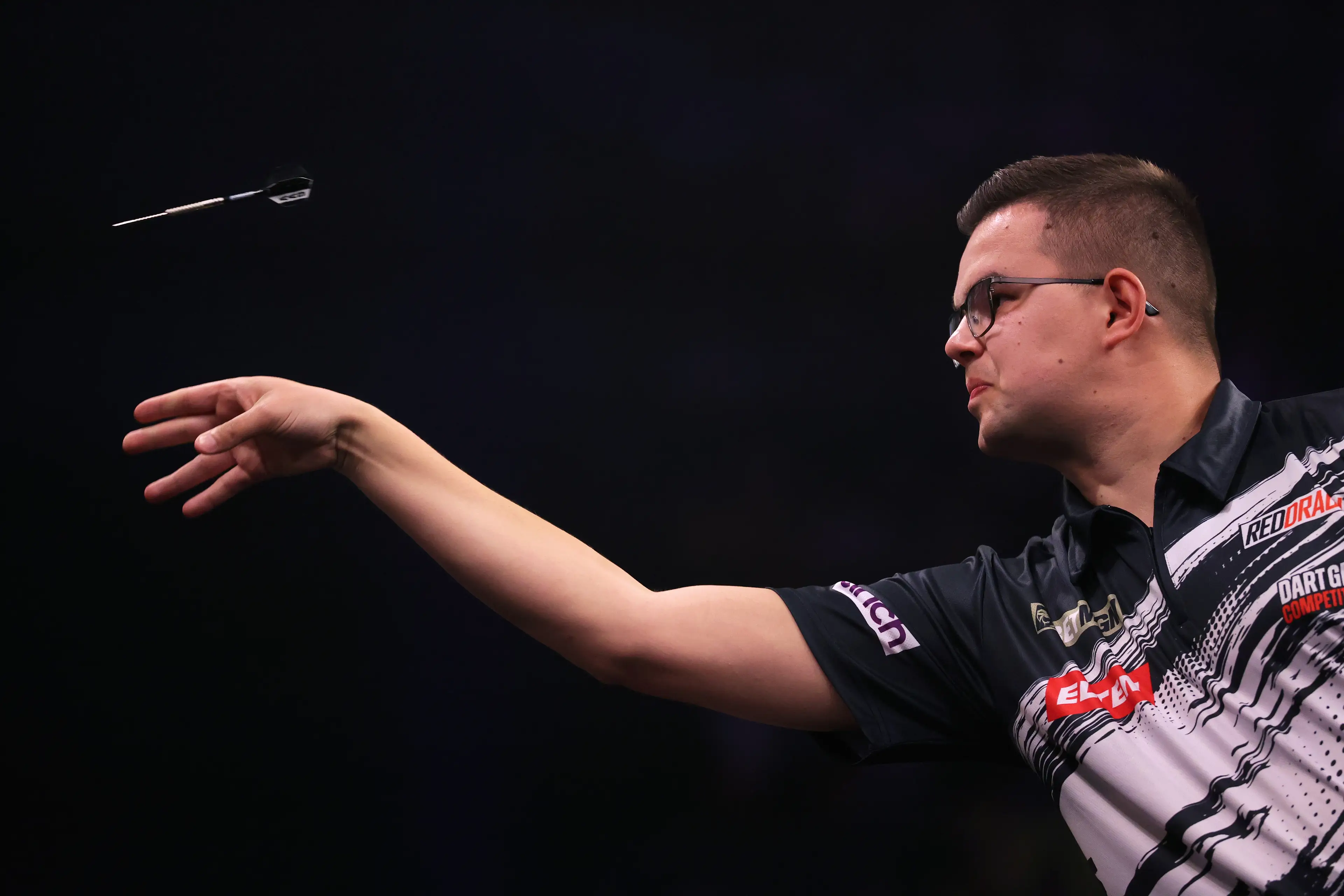 van Veen will miss Thursday's Premier League event in Dublin. Image credit: Getty