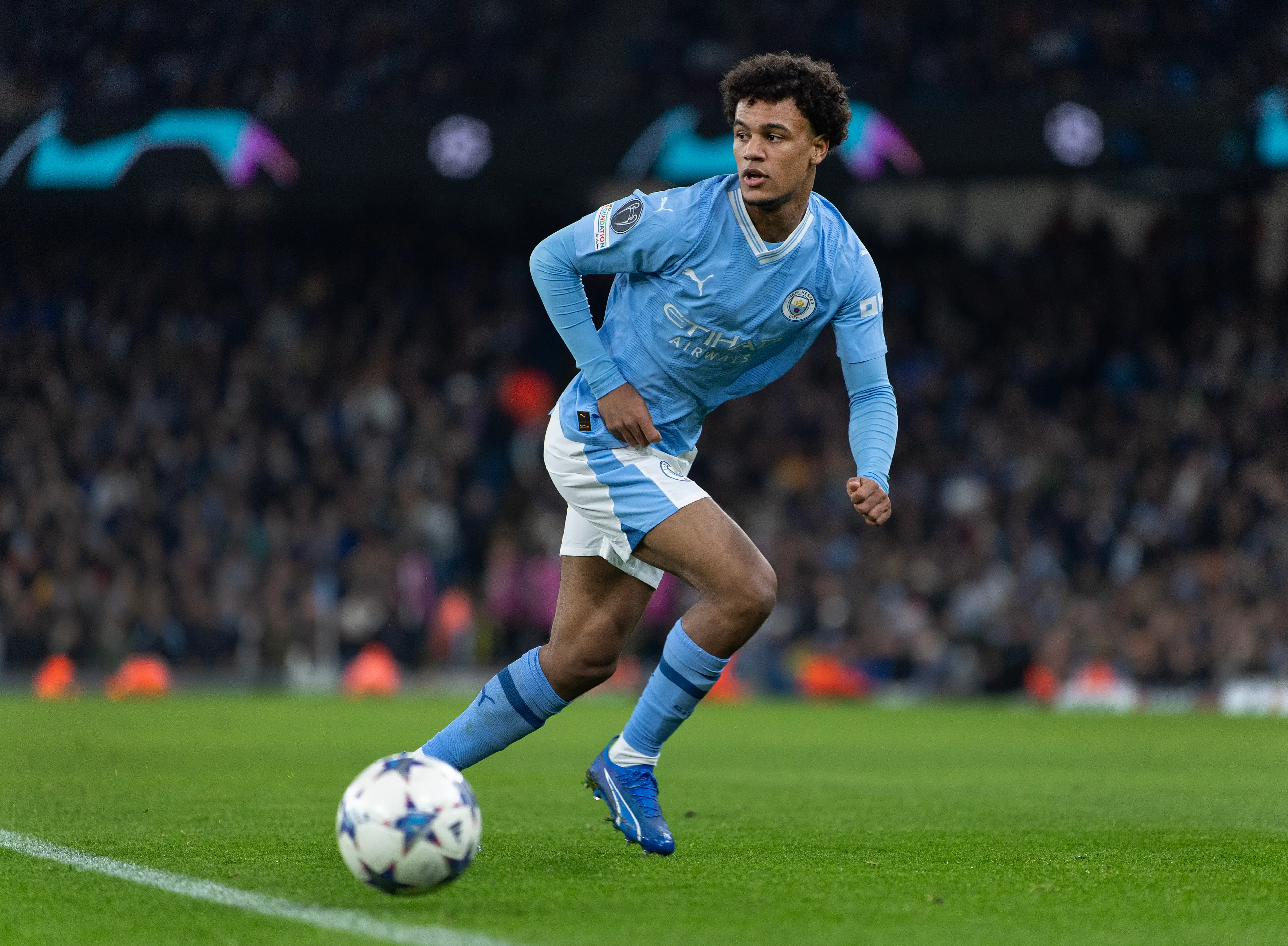 Bobb in action for City. (Image