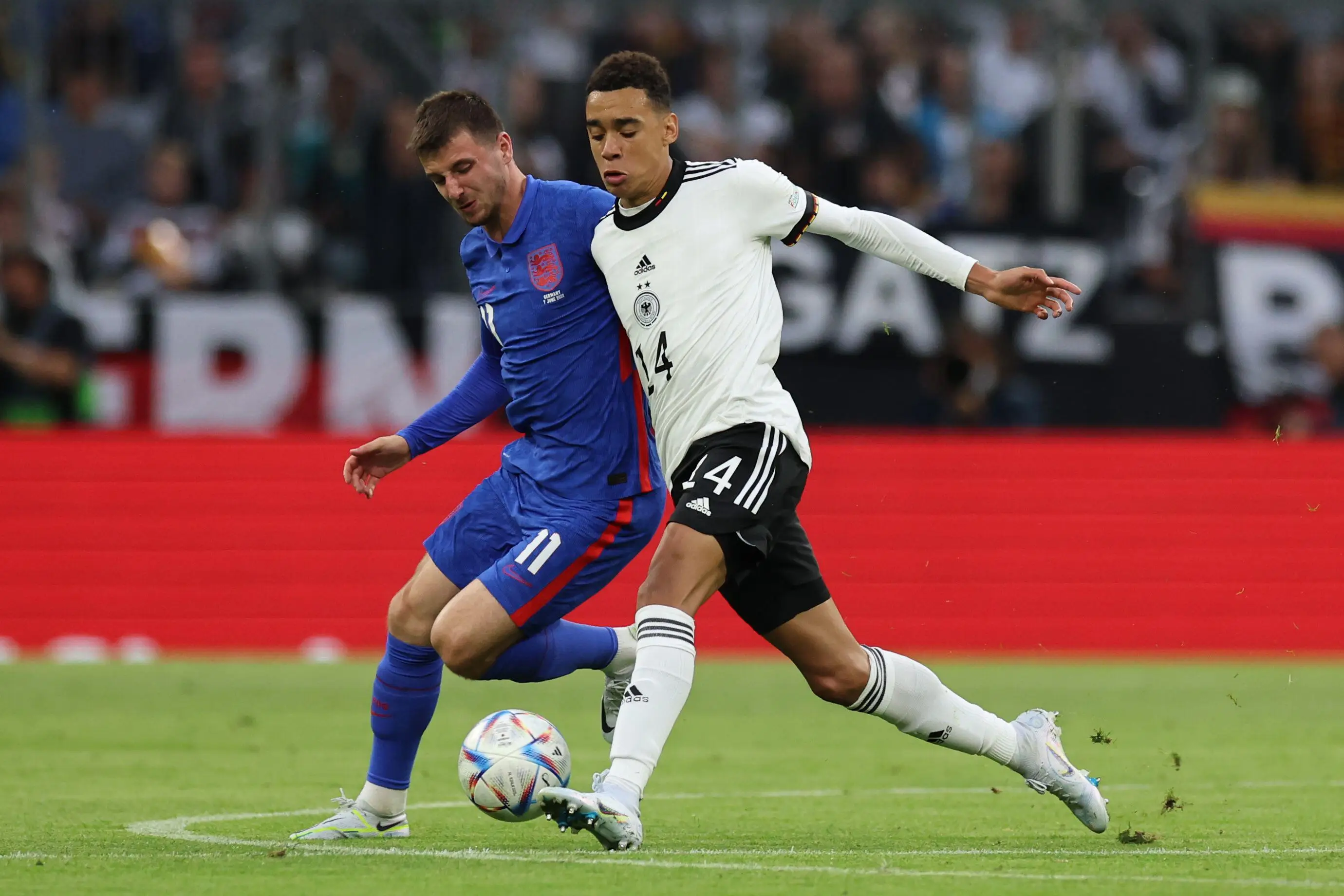 Musiala produced an impressive performance against England (Image: PA)