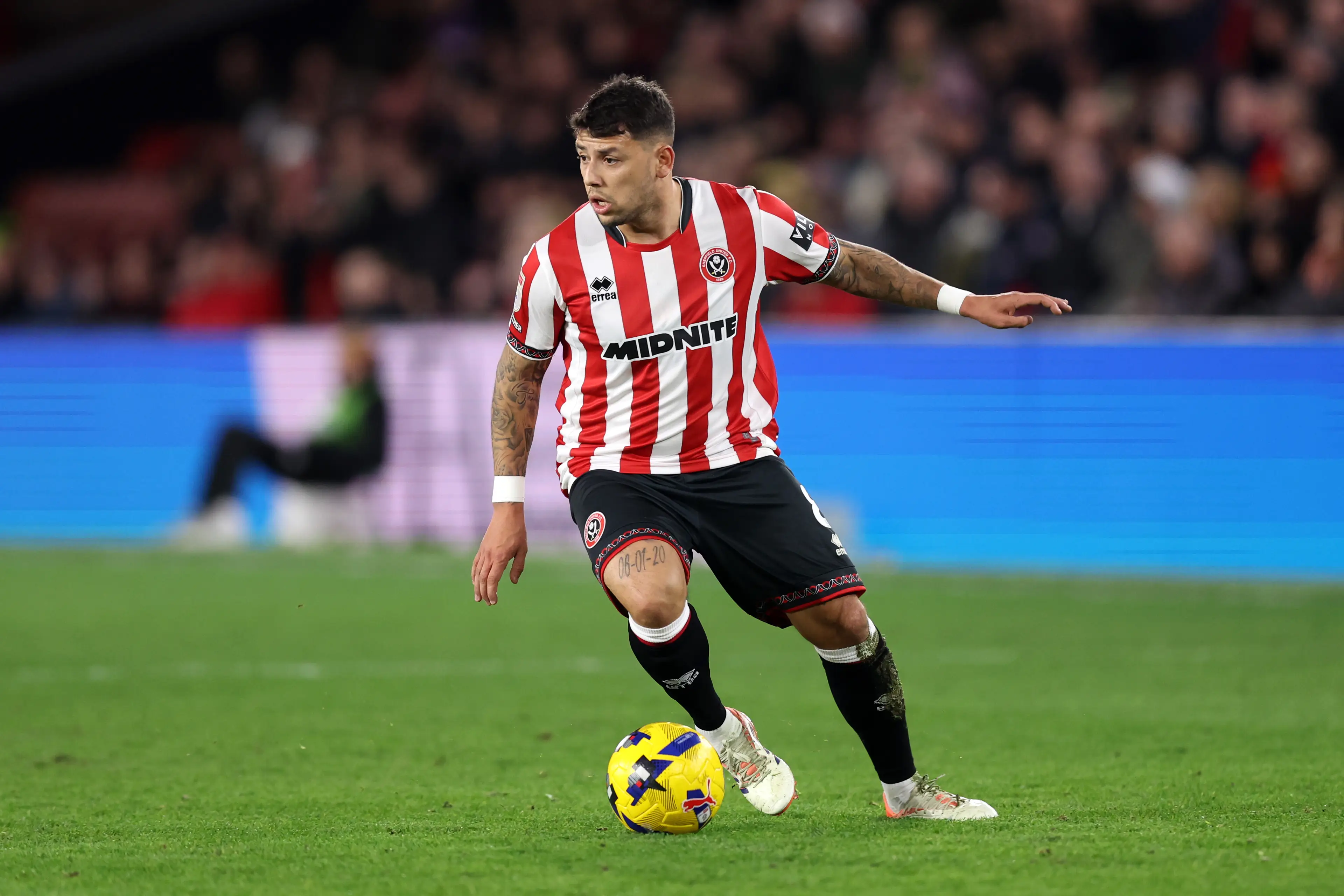 Gustavo Hamer in action for Sheffield United. Image: Getty 