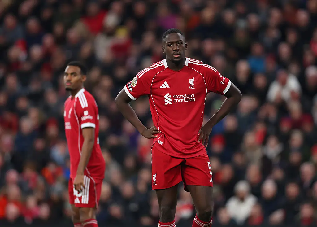 Ibrahima Konate has drawn criticism from Liverpool fans (Credit:Getty)