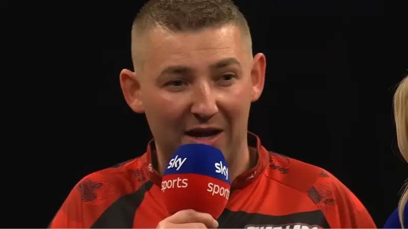 Nathan Aspinall reveals shock admission he made to his wife before Premier League Darts triumph vs Luke Humphries