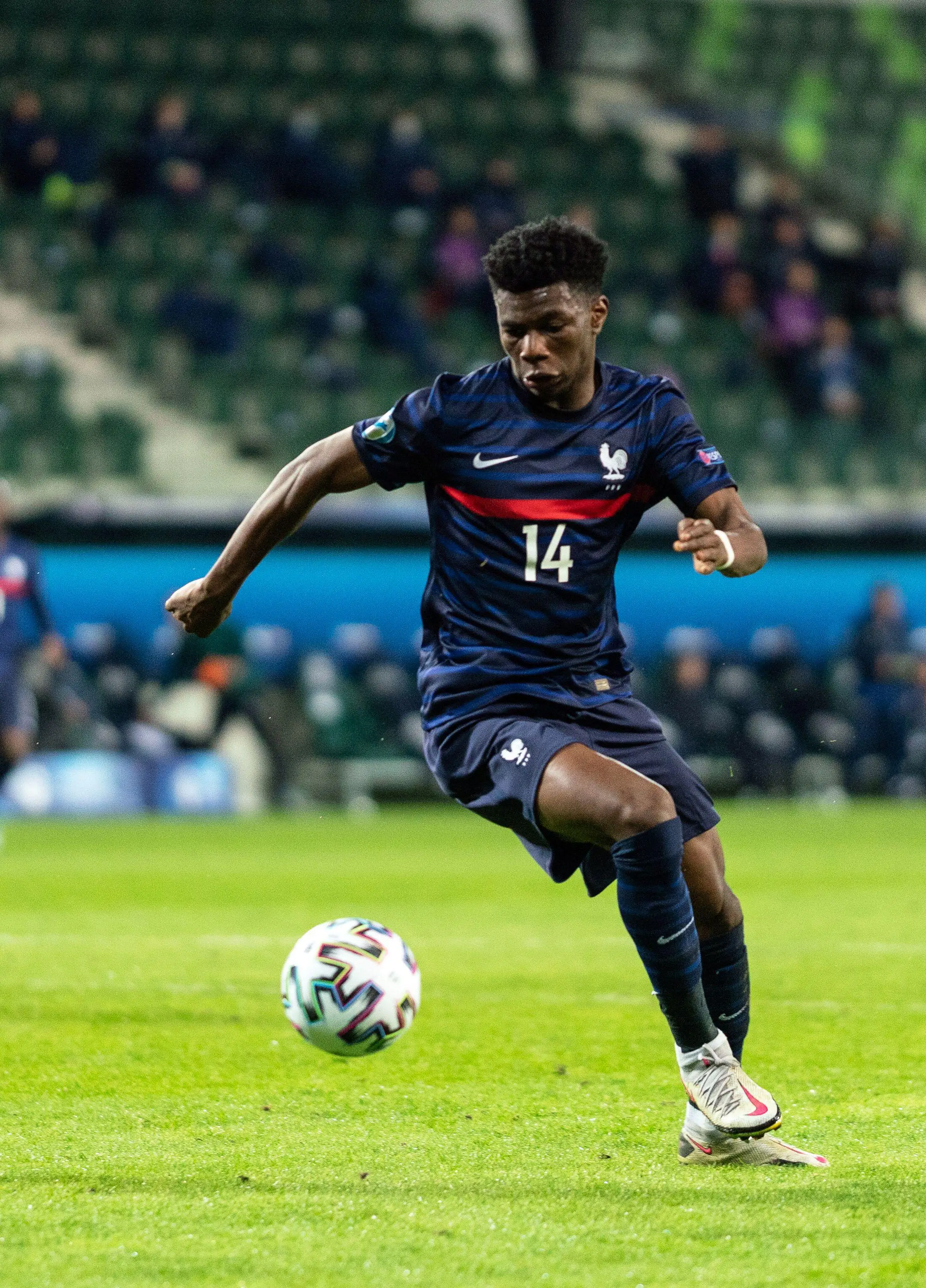 Aurelien Tchouameni in action for France. Image