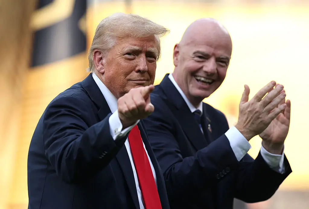 Infantino and Trump have a close relationship. (Image: Alex Grimm/Getty Images)