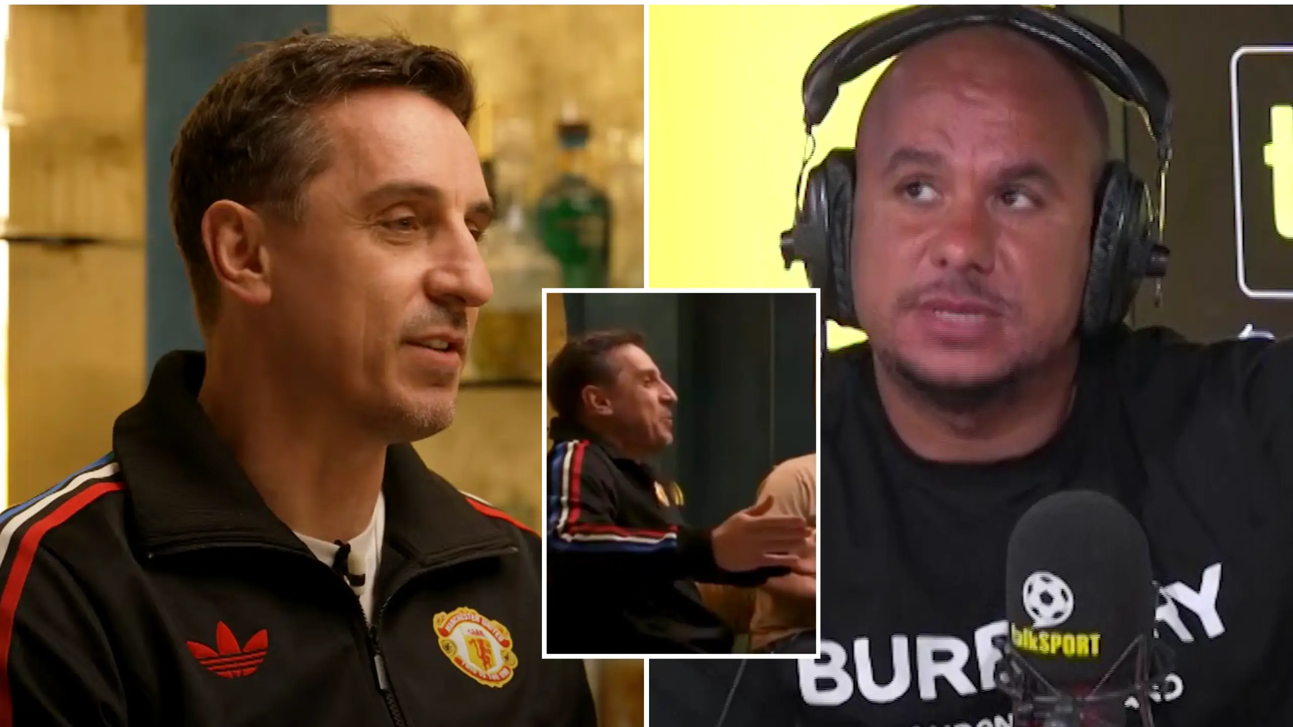 Gary Neville calls out Gabriel Agbonlahor for 'shouting his mouth off'