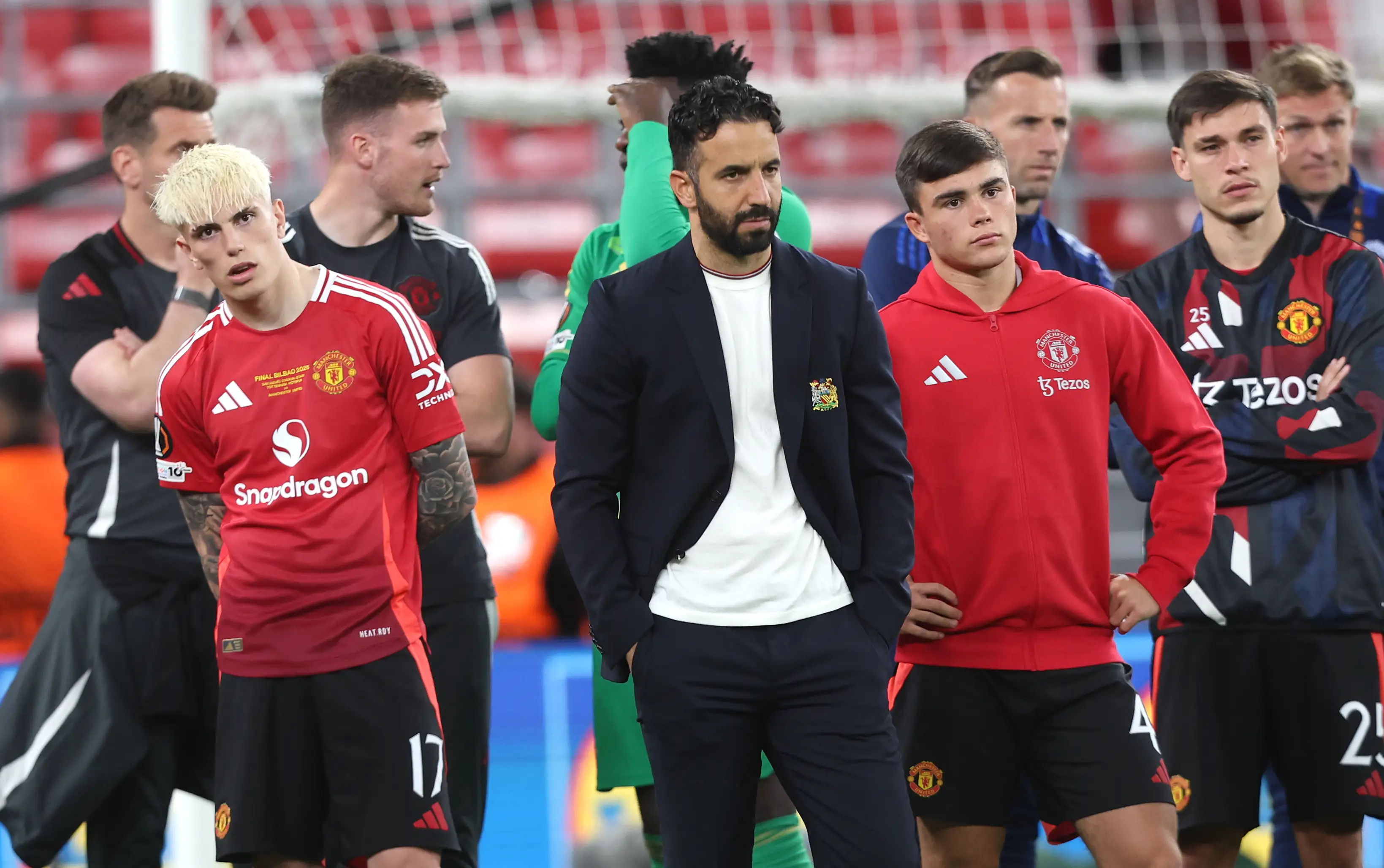 Alejandro Garnacho was told to leave Man United following the Europa League defeat (Image: Getty)