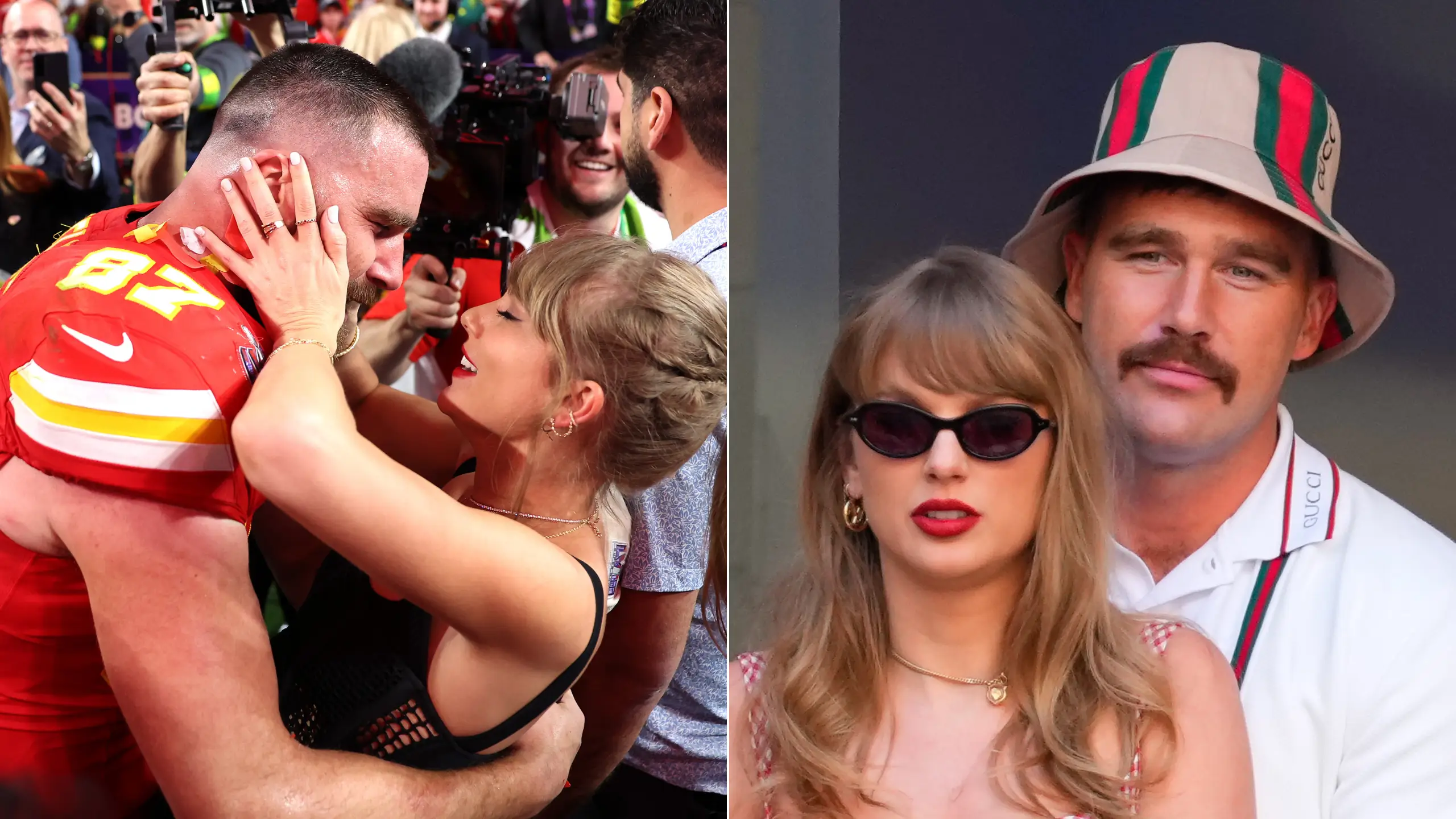 Taylor Swift and Travis Kelce celebrate engagement news as comment sends fans into overdrive