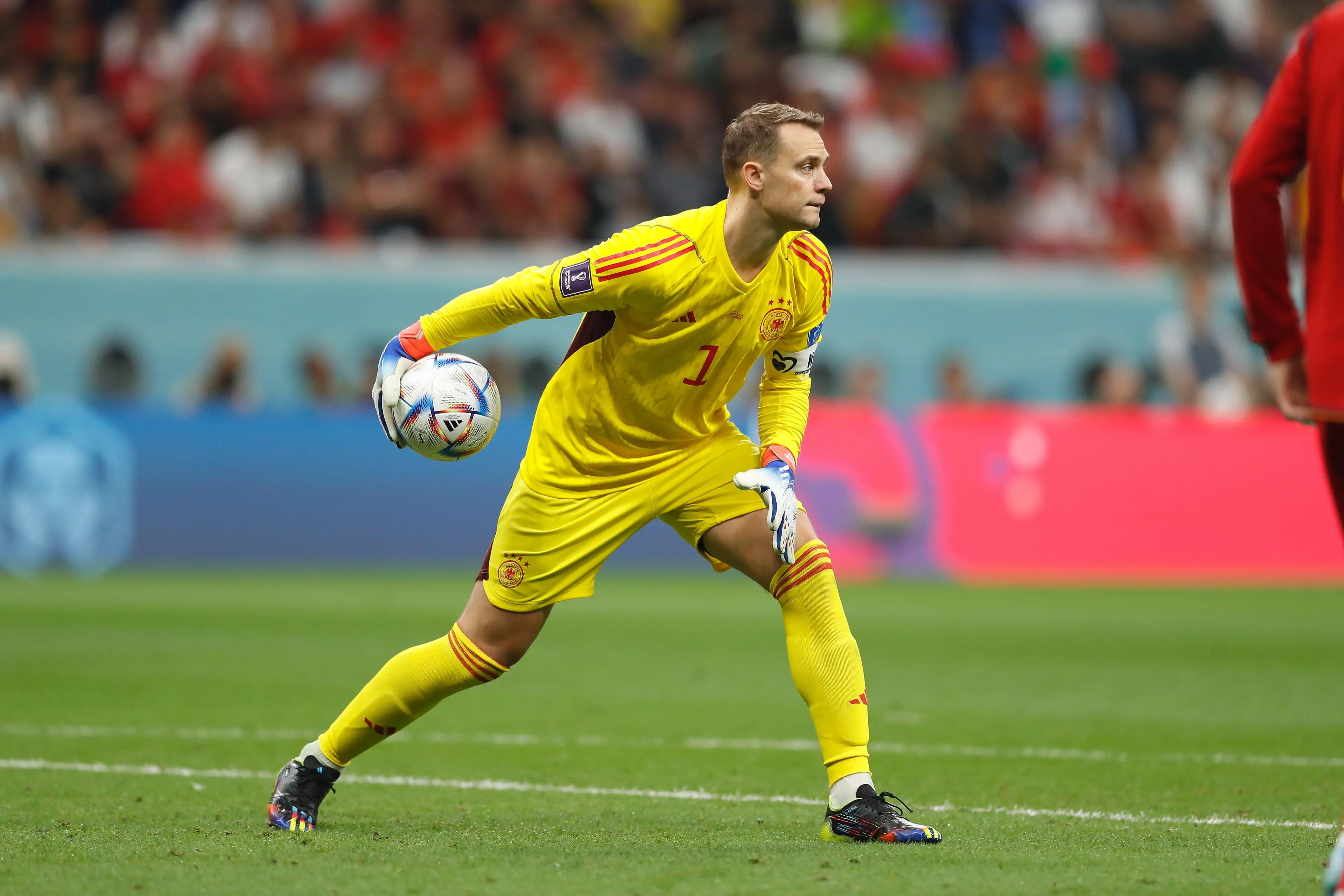 Neuer in action for Germany. (Image