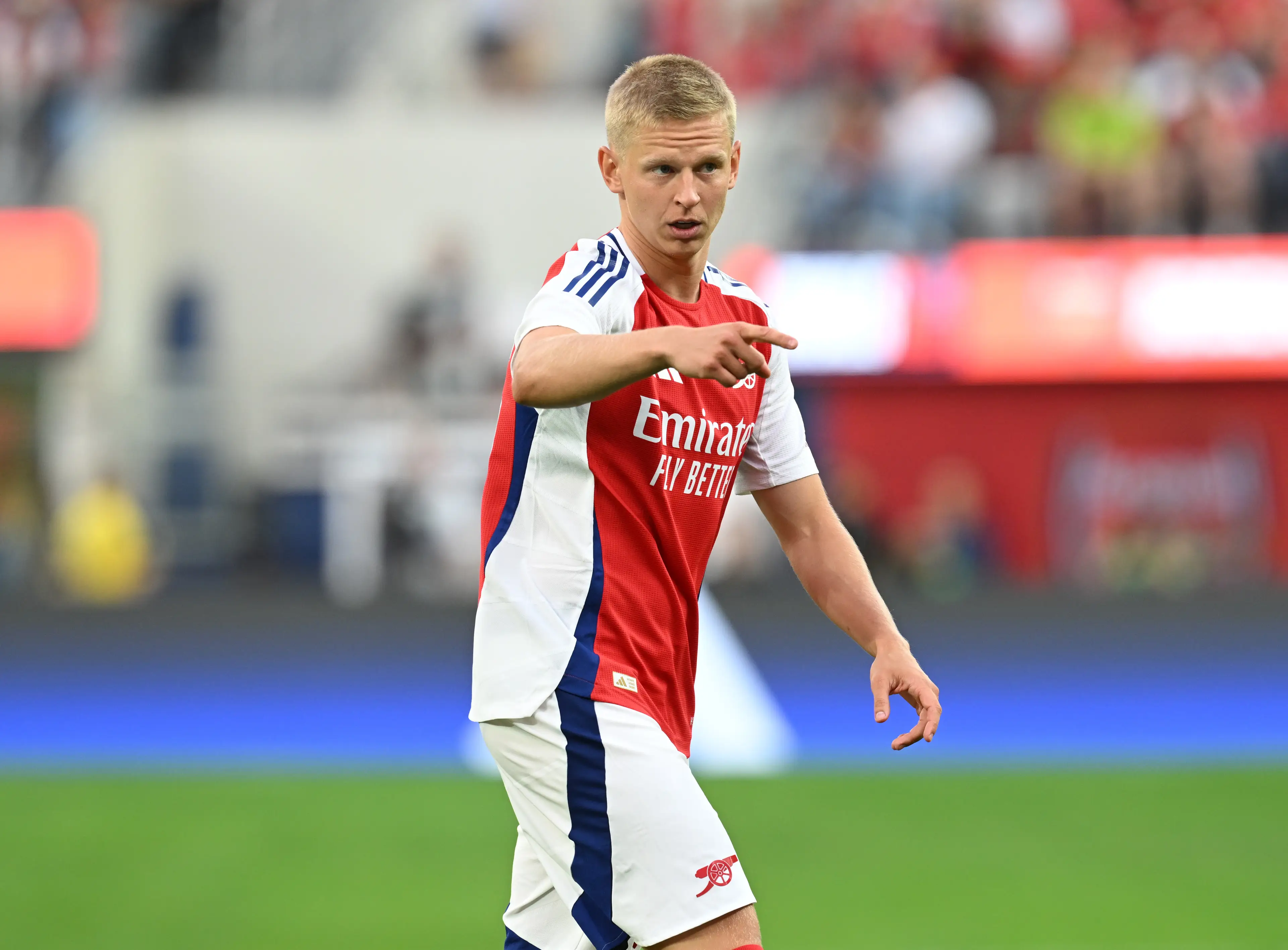 Zinchenko during pre-season. (