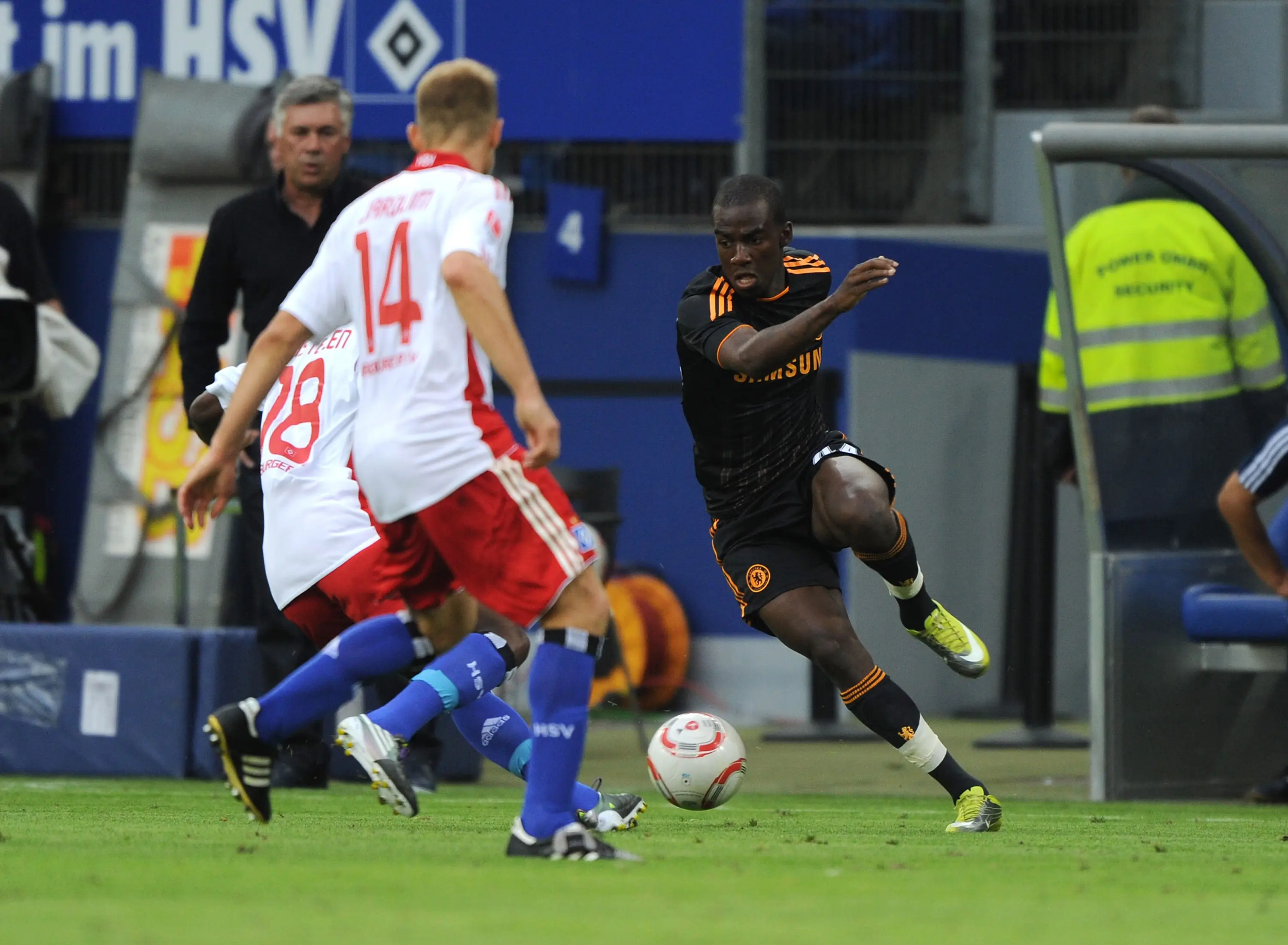 He was injured during that pre-season friendly against Hamburg. Image credit: Getty 