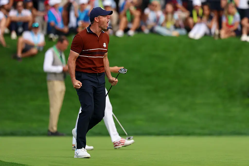 Rory McIlroy has clashed with American fans throughout the Ryder Cup (Credit:Getty)