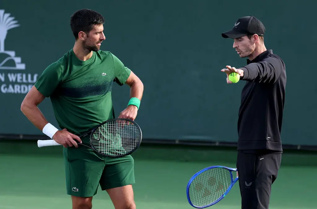 Andy Murray worked as Novak Djokovic's coach for six months. (Image: Getty)