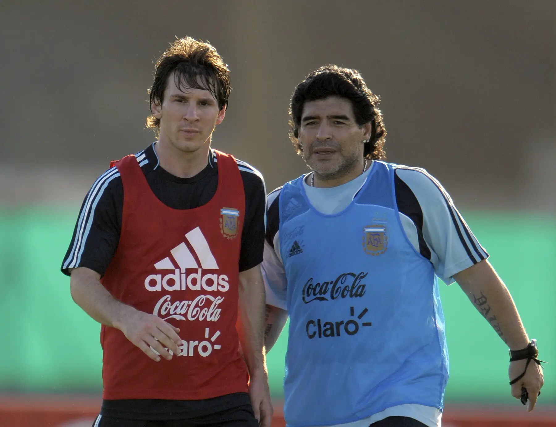 Maradona managed Messi in his time as Argentina head coach. (Image
