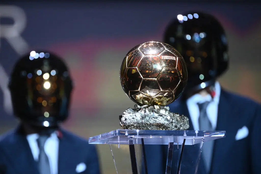 The Ballon d'Or trophy (Credit:Getty)