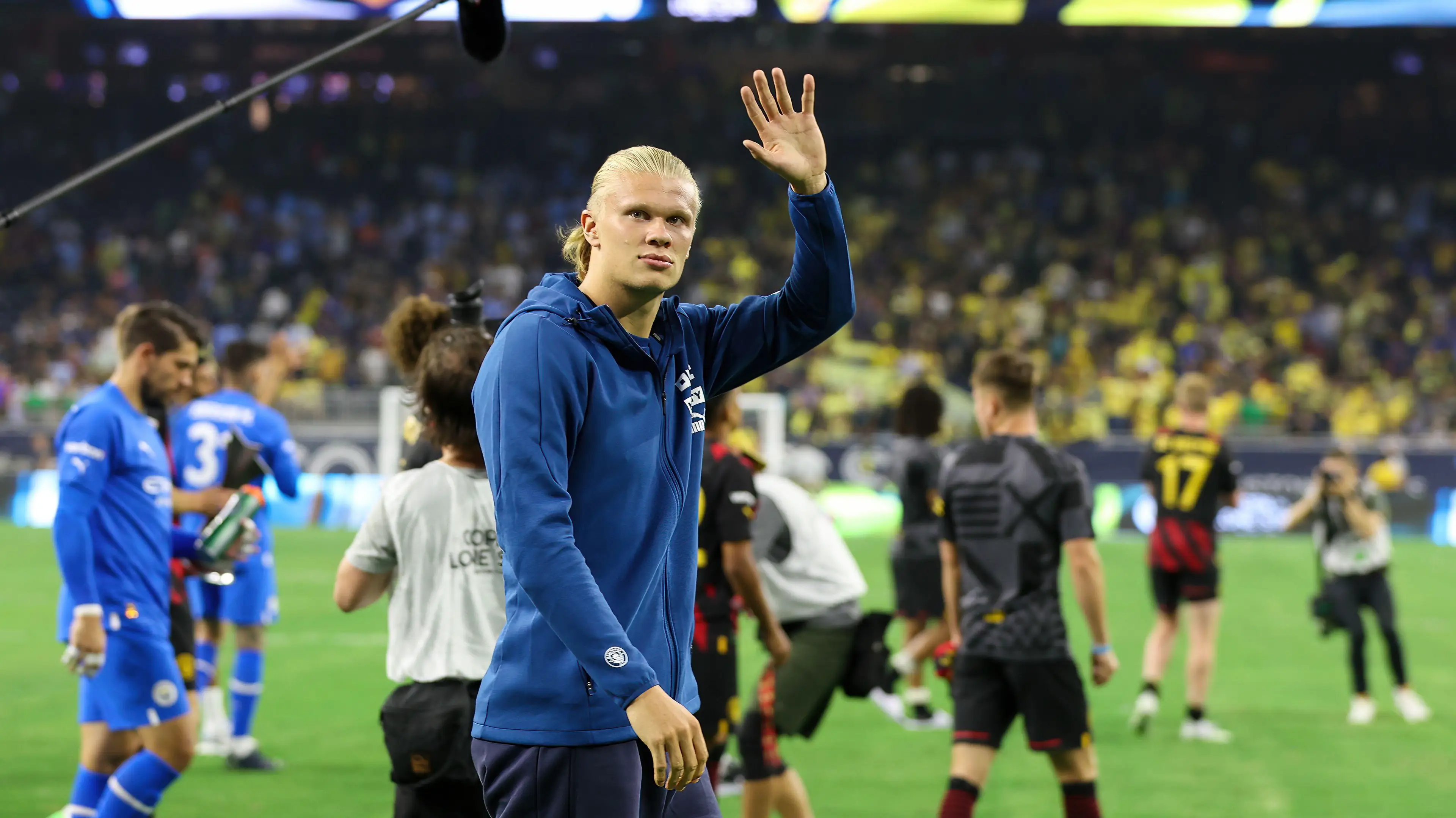 Erling Haaland scored on his Man City debut (Alarmy)