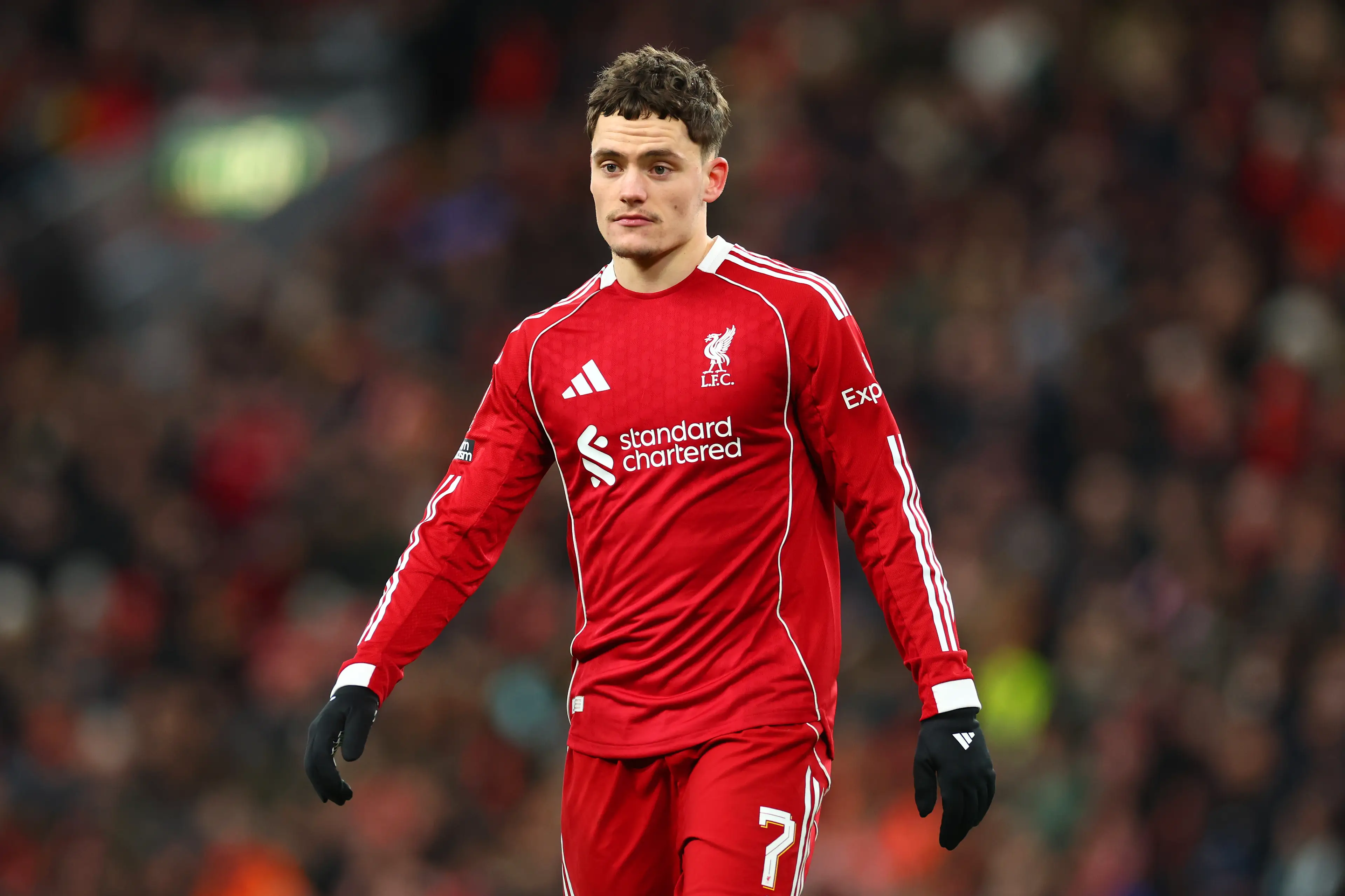 Florian Wirtz has endured a tough debut season at Liverpool. Image: Getty