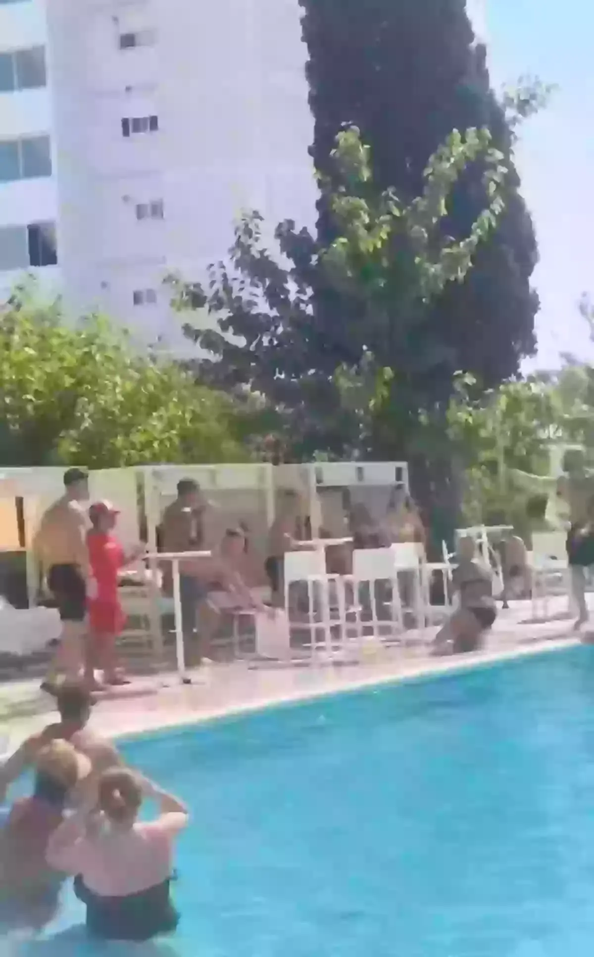 Footage of the brawl emerged (Credit:TikTok/@2tops2)