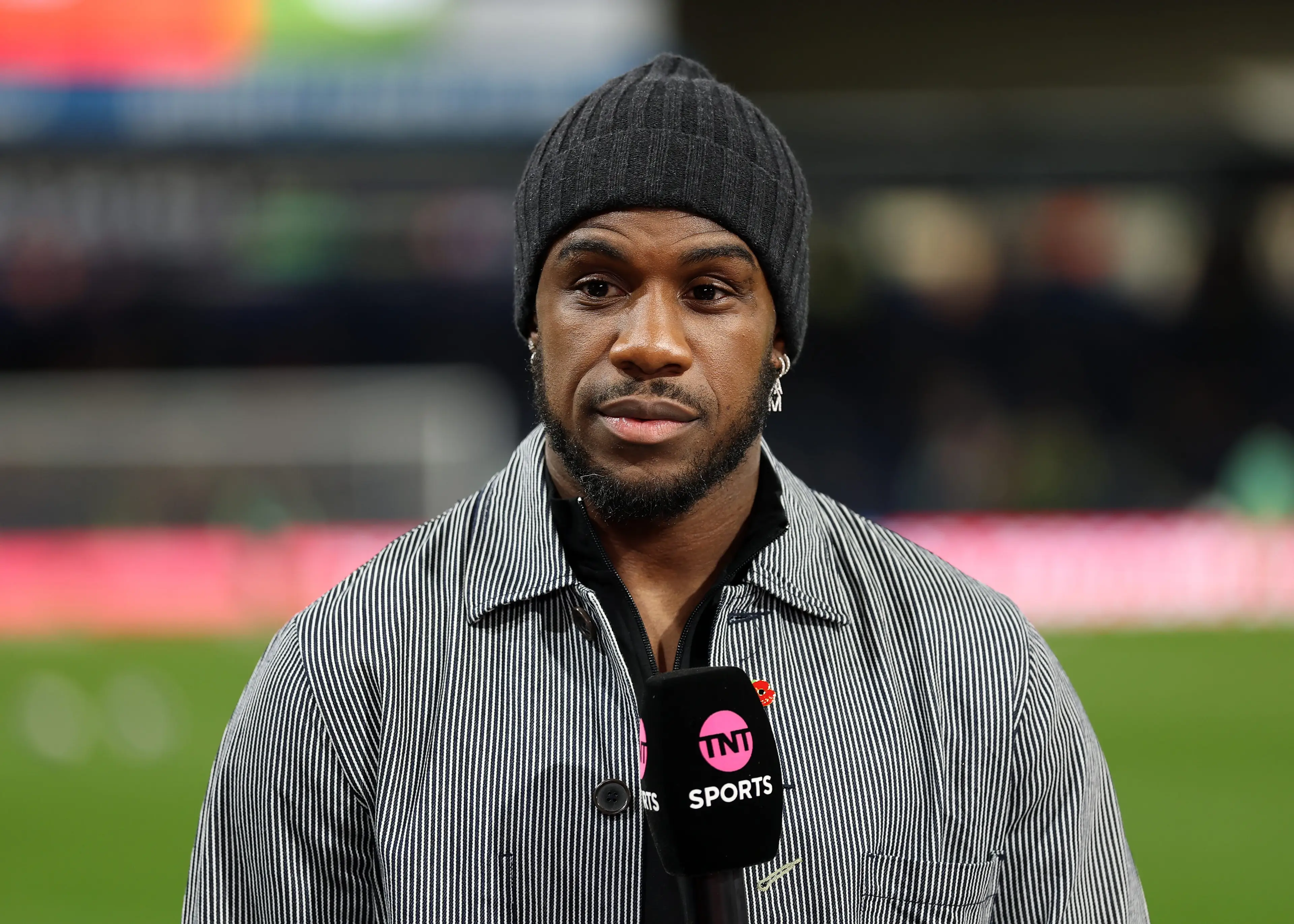 Michail Antonio pictured on TNT Sports (Image: Getty)