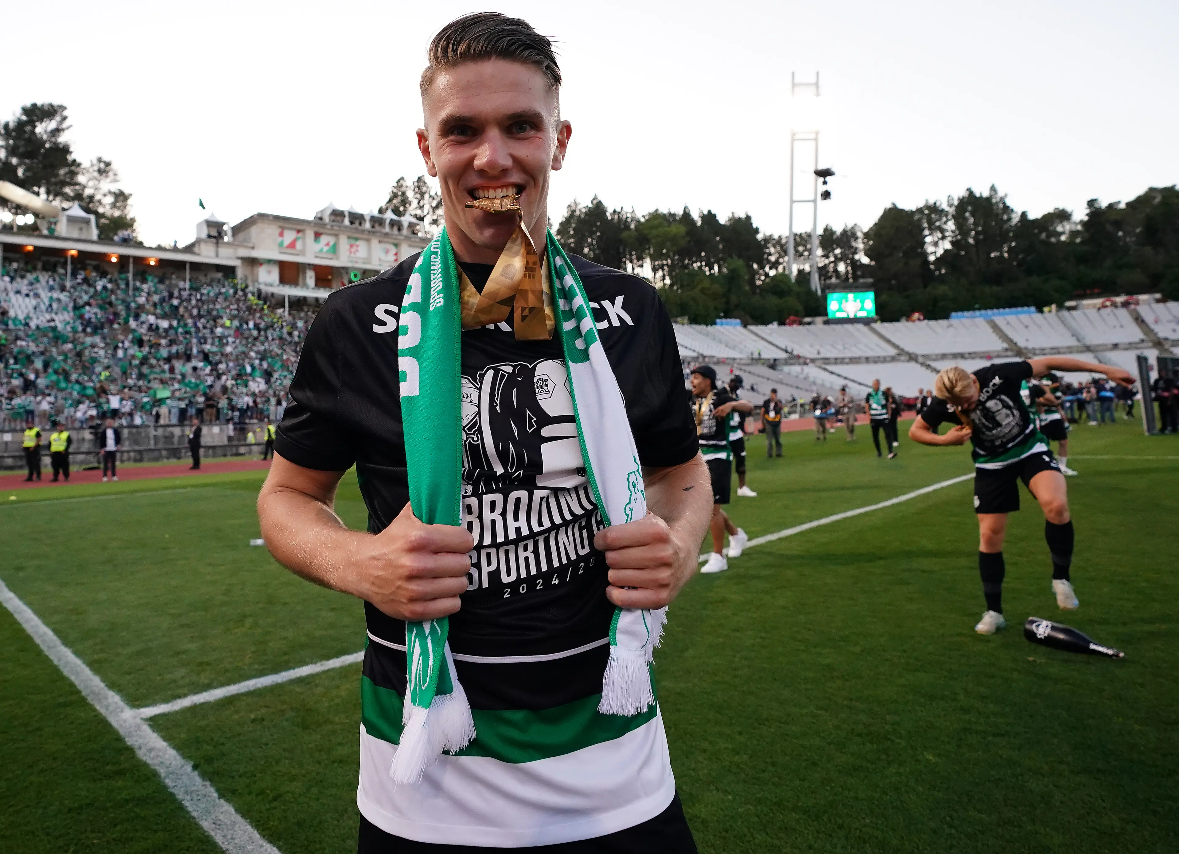Viktor Gyokeres wants to leaving Sporting CP this summer. Image: Getty